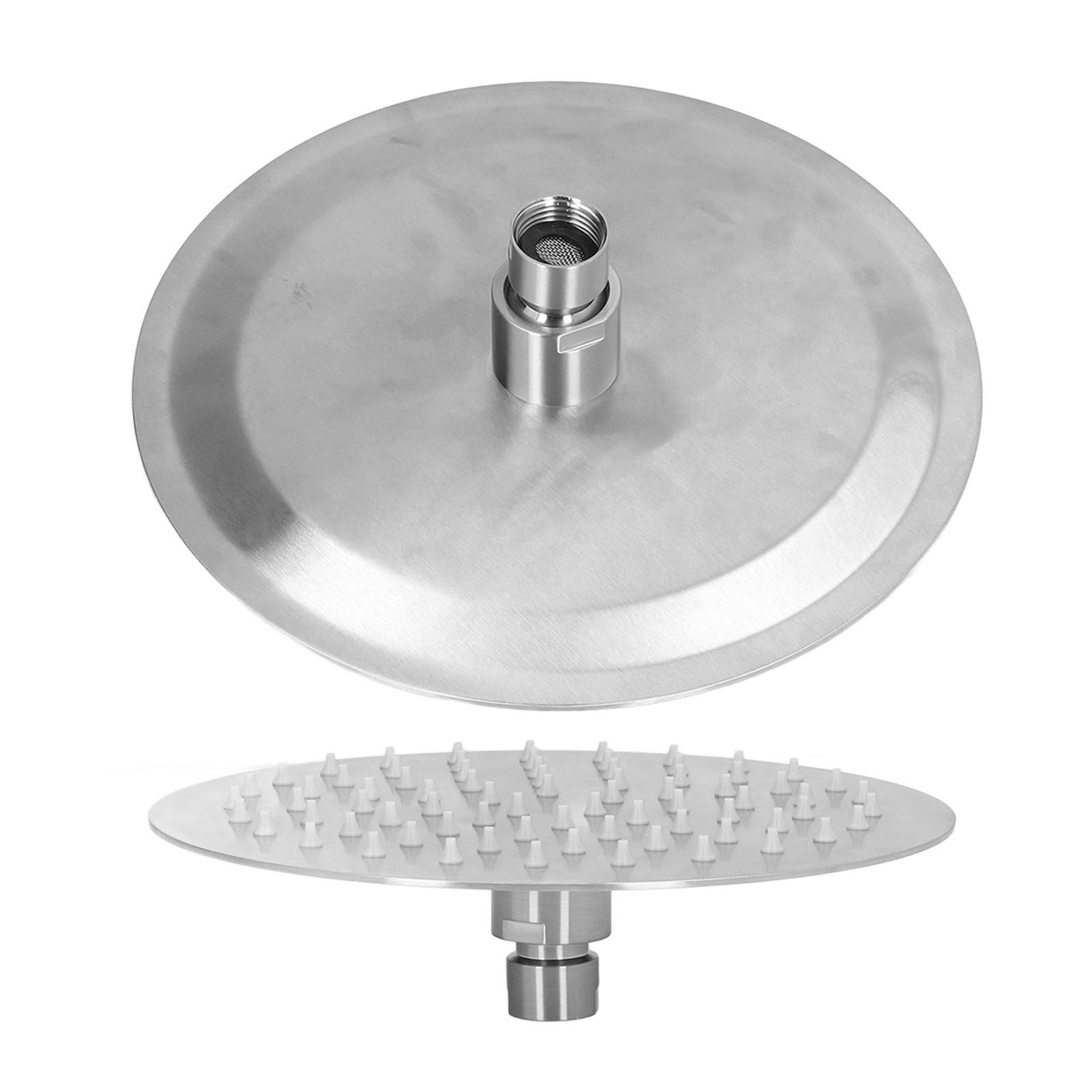 8 Inch Stainless Steel Rain Shower Head Ultrathin 75 Nozzles High Pressure 360 view 11