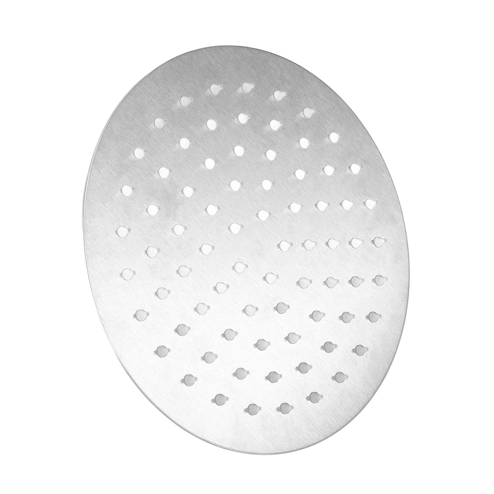 8 Inch Stainless Steel Rain Shower Head Ultrathin 75 Nozzles High Pressure 360 view 12