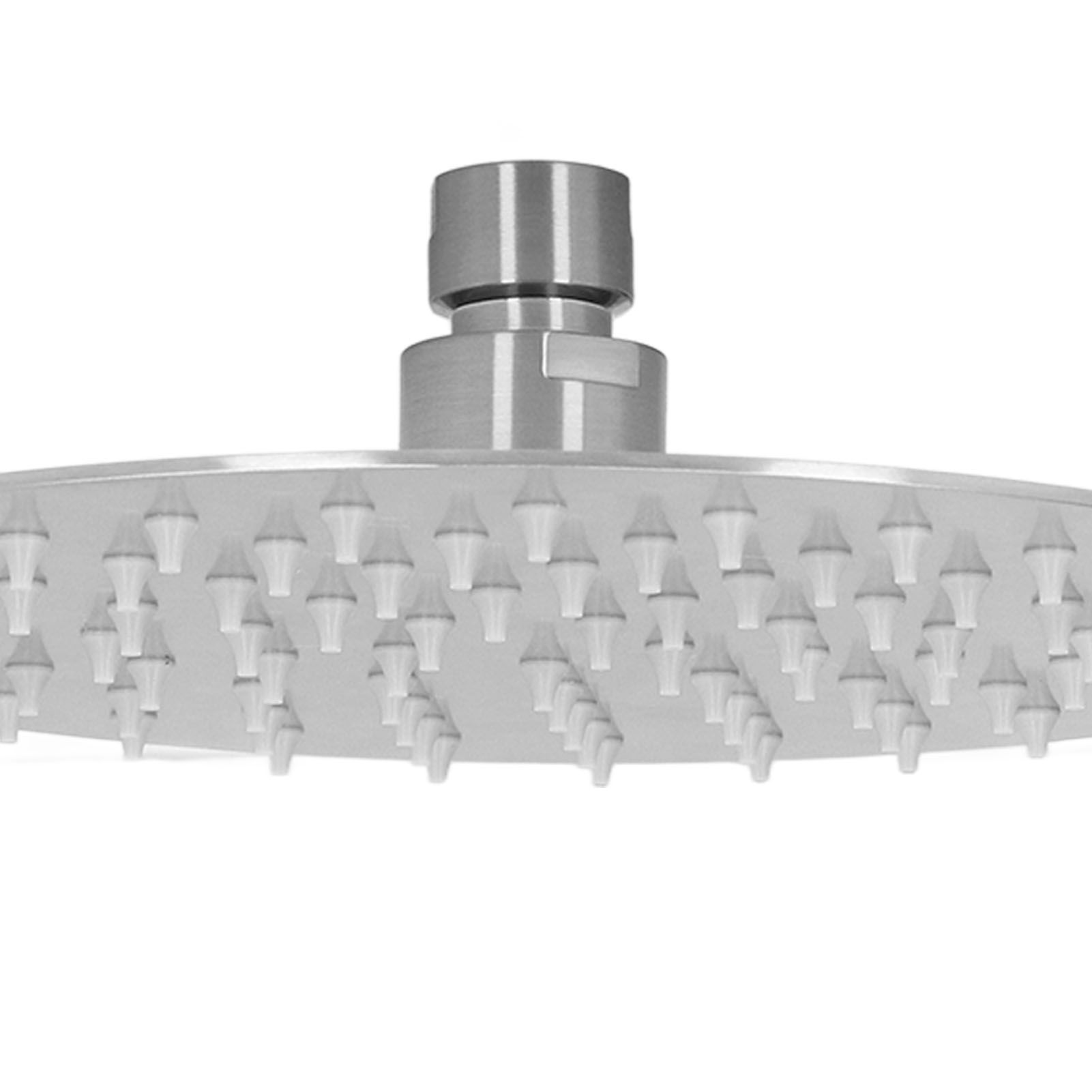 8 Inch Stainless Steel Rain Shower Head Ultrathin 75 Nozzles High Pressure 360 view 14