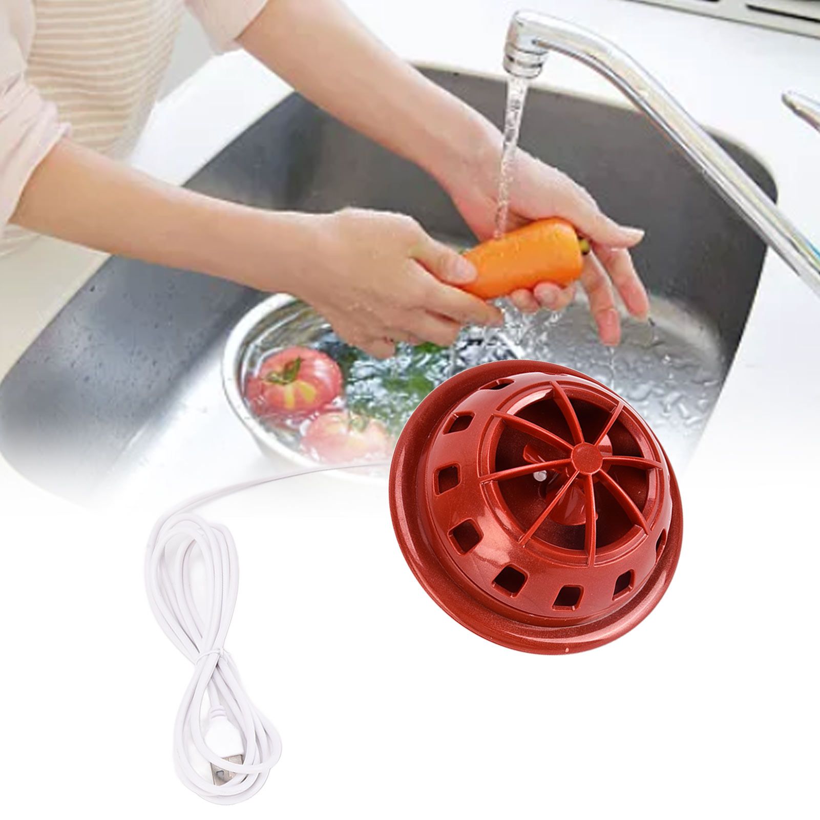 Mini Ultrasonic Dishwasher Portable USB Household Fruit Dishwasher for Home view 11