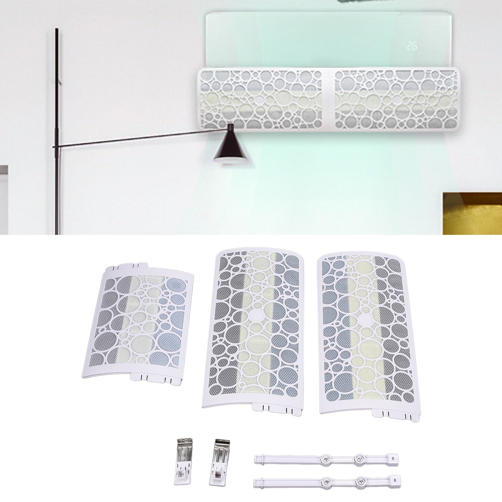 1200mm Air Conditioning Windshield 300° Adjustable Anti Direct Blowing Air view 11