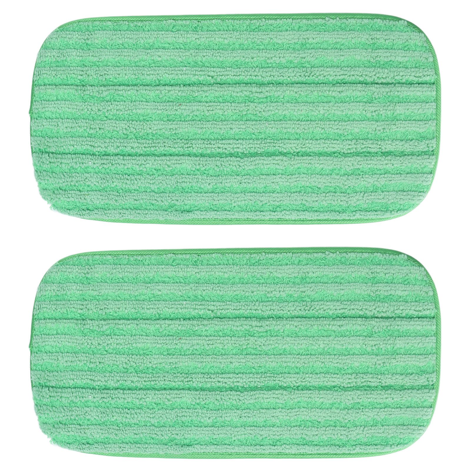 2PCS Mop Pad Microfiber Wet Dry Mop Cloth Reusable Mop Head Accessories for