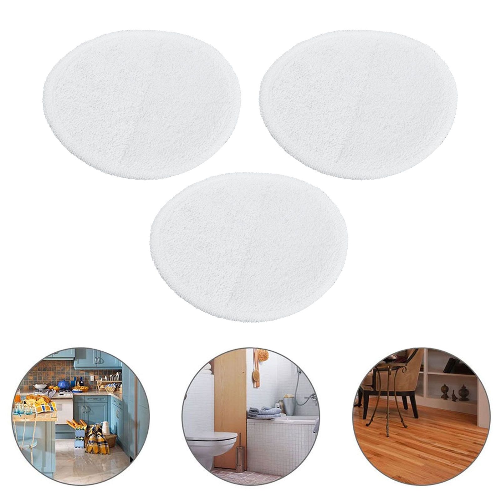 3PCS Mop Cloth Reusable Microfiber Mop Pad Mop Head Accessories for Bissell view 11