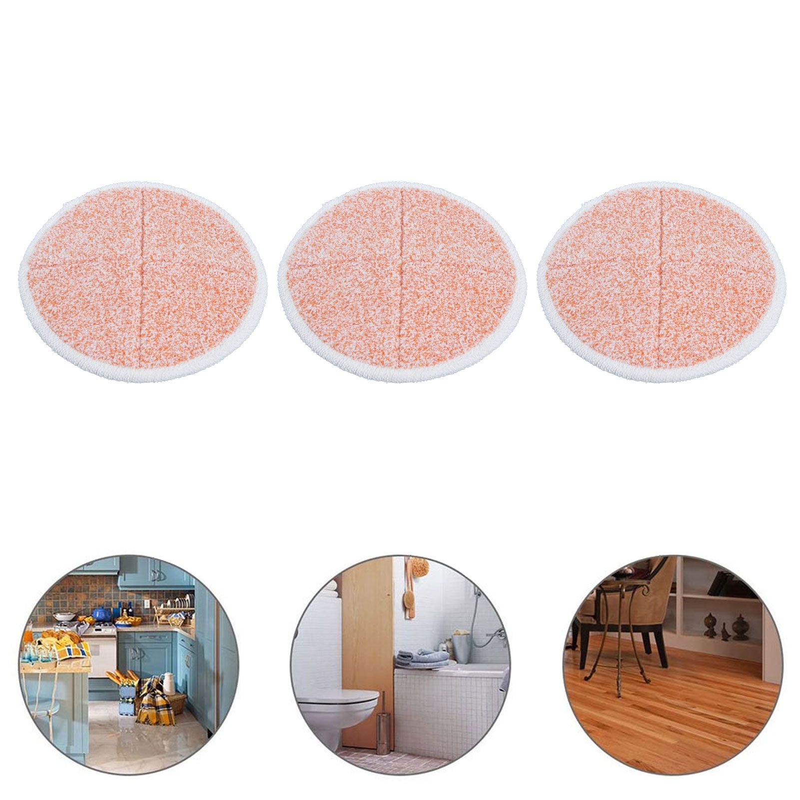 3PCS Mop Cloth Reusable Microfiber Mop Pad Mop Head Accessories for Bissell view 11