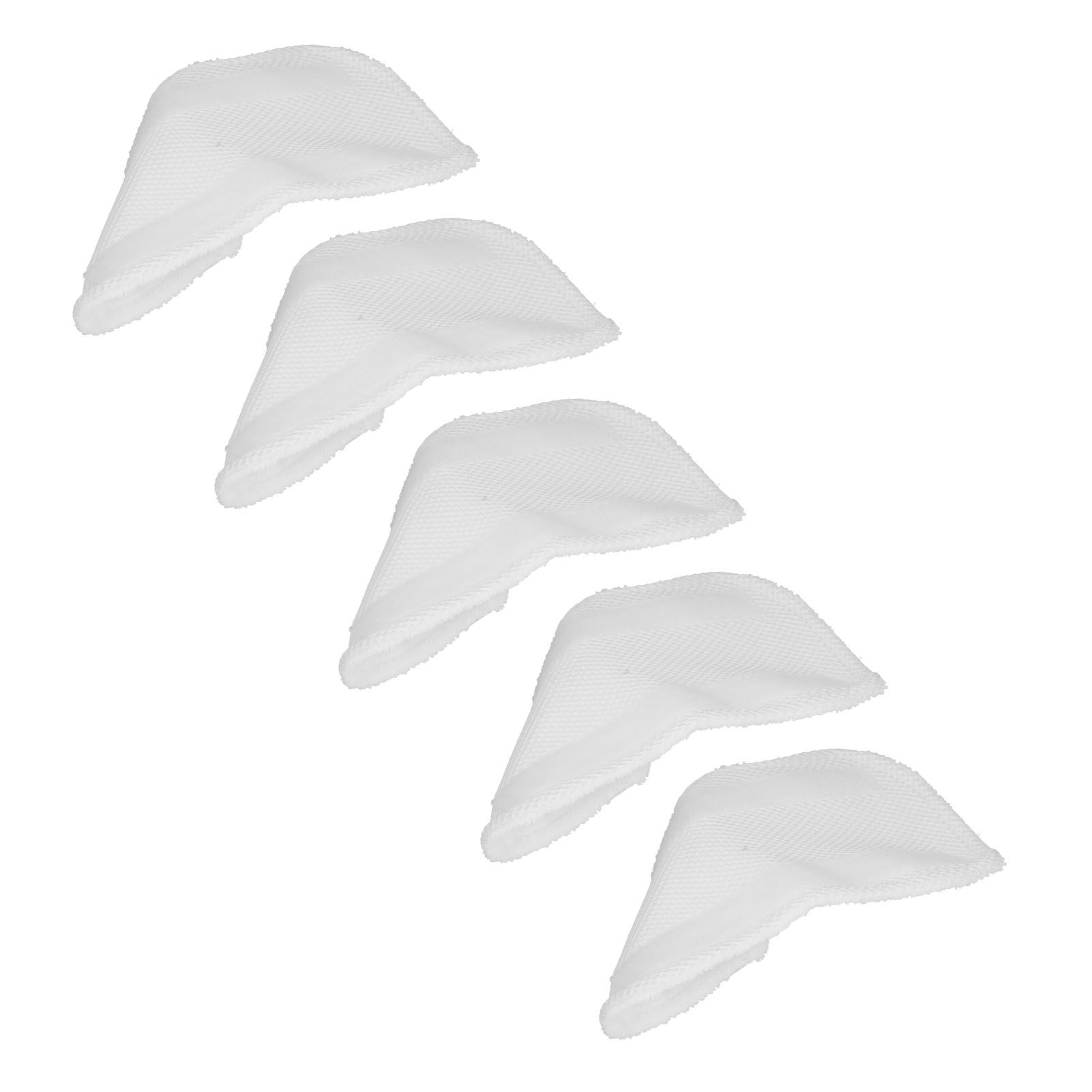 5PCS Cleaning Mop Cloth White Microfiber Mop Pad Mop Head Accessories for view 5
