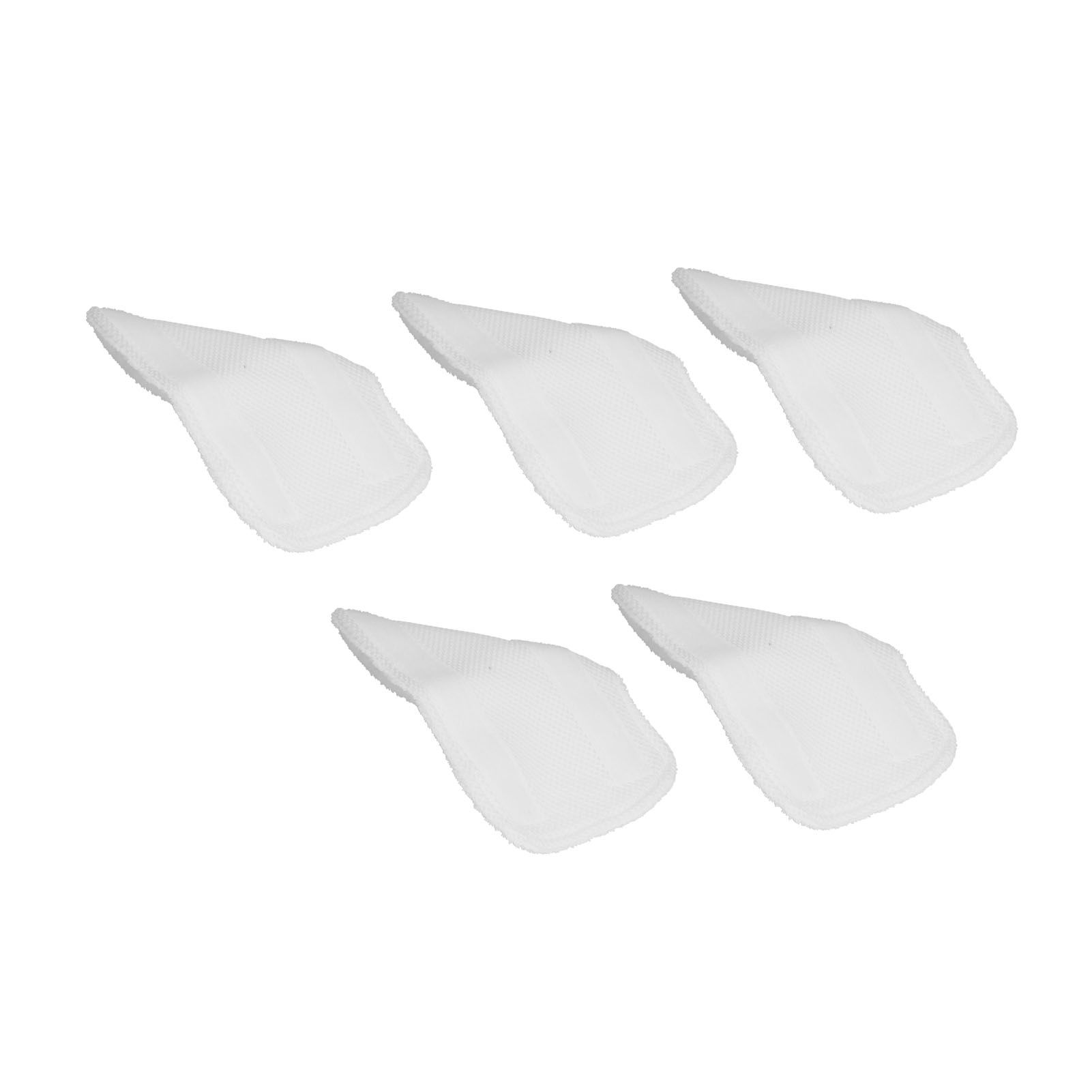 5PCS Cleaning Mop Cloth White Microfiber Mop Pad Mop Head Accessories for view 6