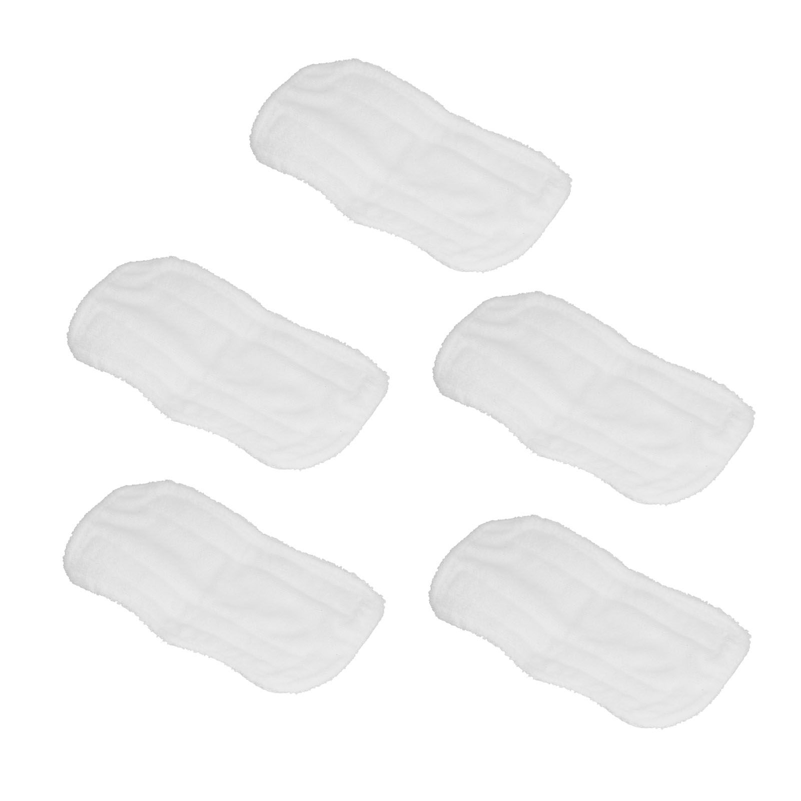 5PCS Cleaning Mop Cloth White Microfiber Mop Pad Mop Head Accessories for view 10