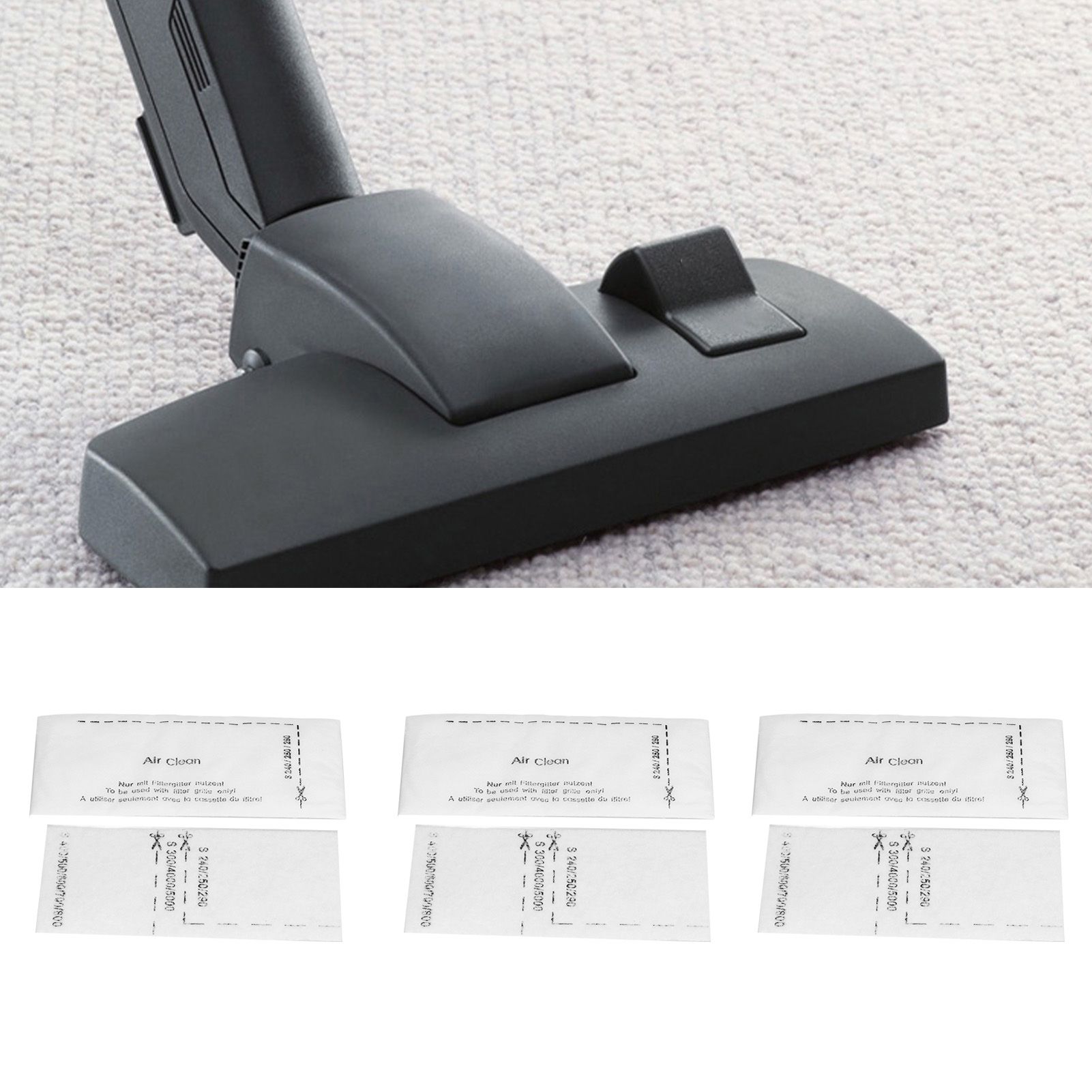 10Set Fiber Filter Screen Kit Vacuum Cleaner Accessories Fit for Miele FJM GN view 12