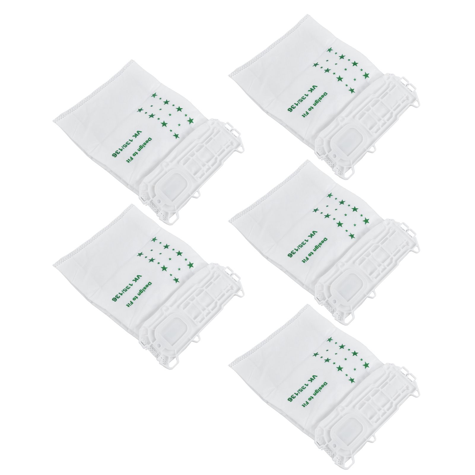 5PCS Vacuum Cleaner Dust Bag Nonwoven Vacuum Cleaner Garbage Bag for VORWERK view 4