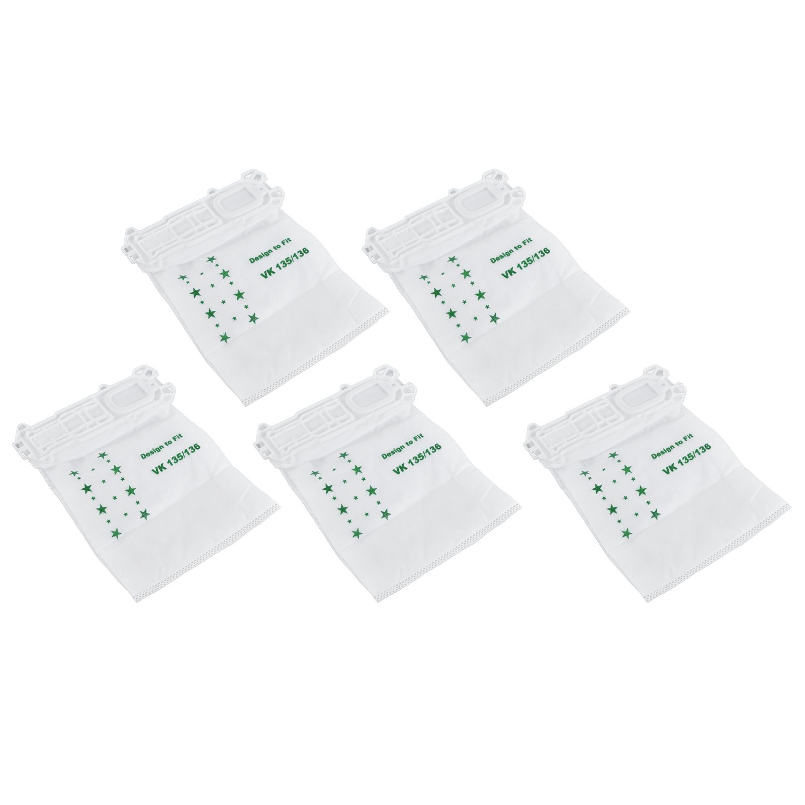 5PCS Vacuum Cleaner Dust Bag Nonwoven Vacuum Cleaner Garbage Bag for VORWERK view 6