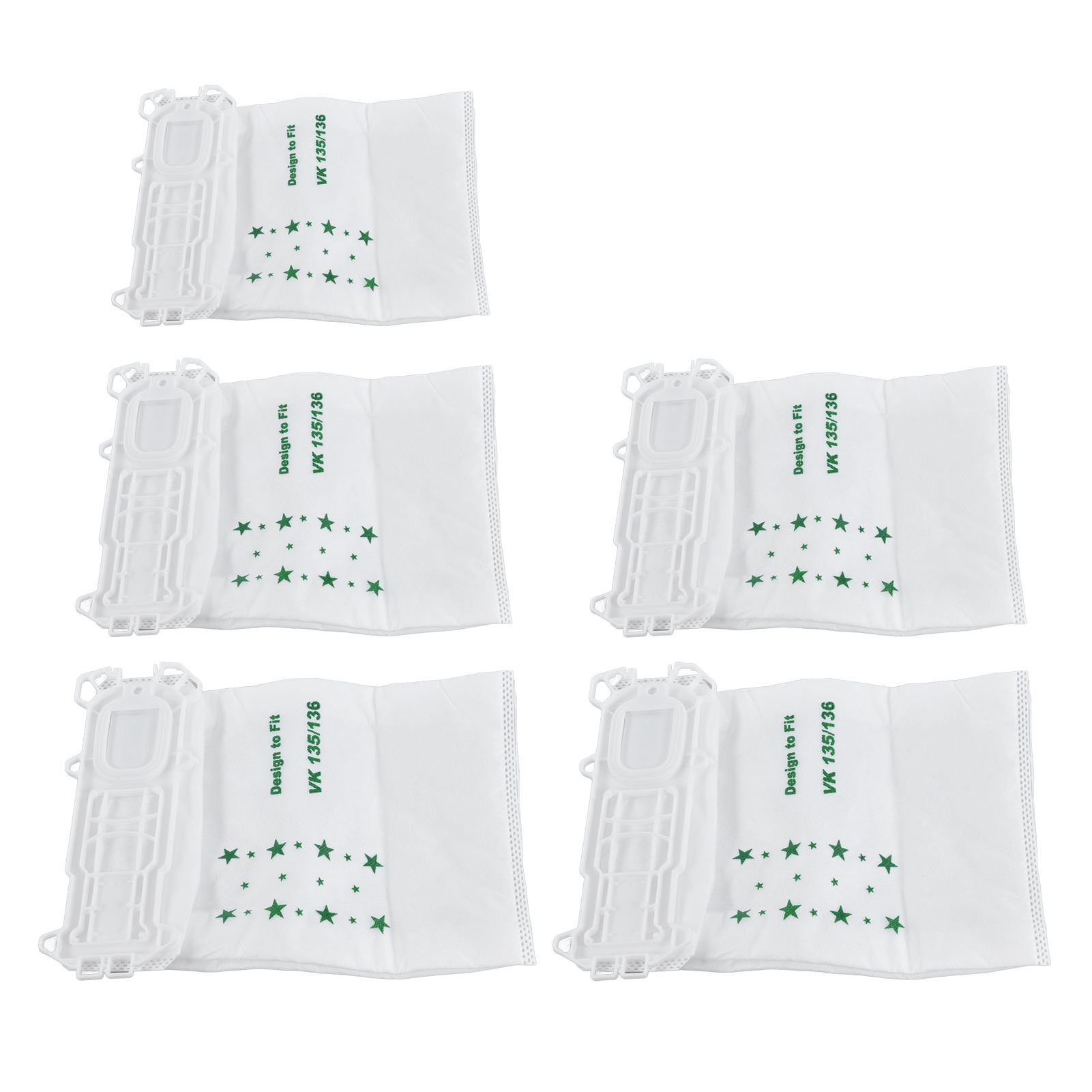 5PCS Vacuum Cleaner Dust Bag Nonwoven Vacuum Cleaner Garbage Bag for VORWERK view 9