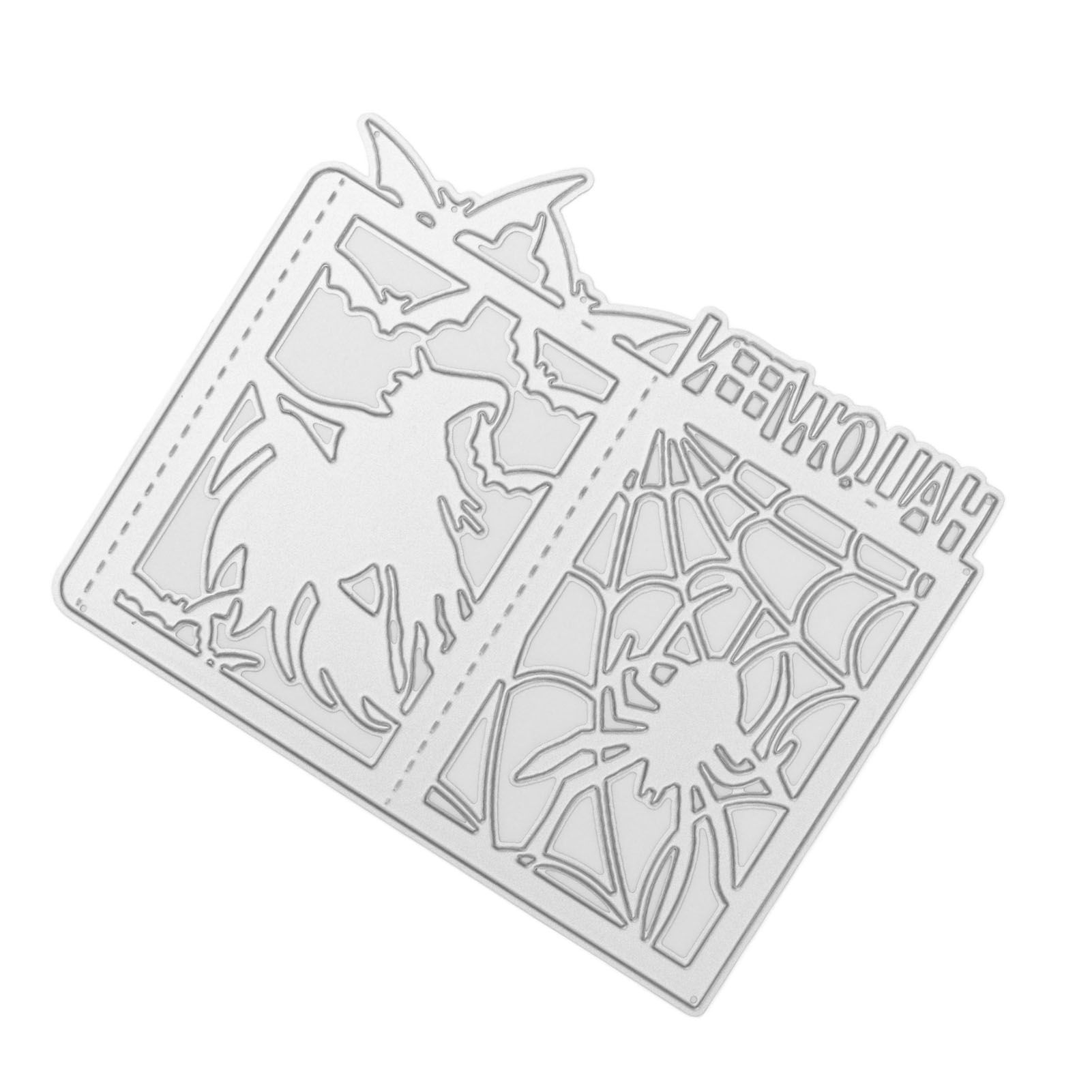 DIY Embossing Cutting Die Halloween Witch Lantern Pattern Cutting Mold for view 2