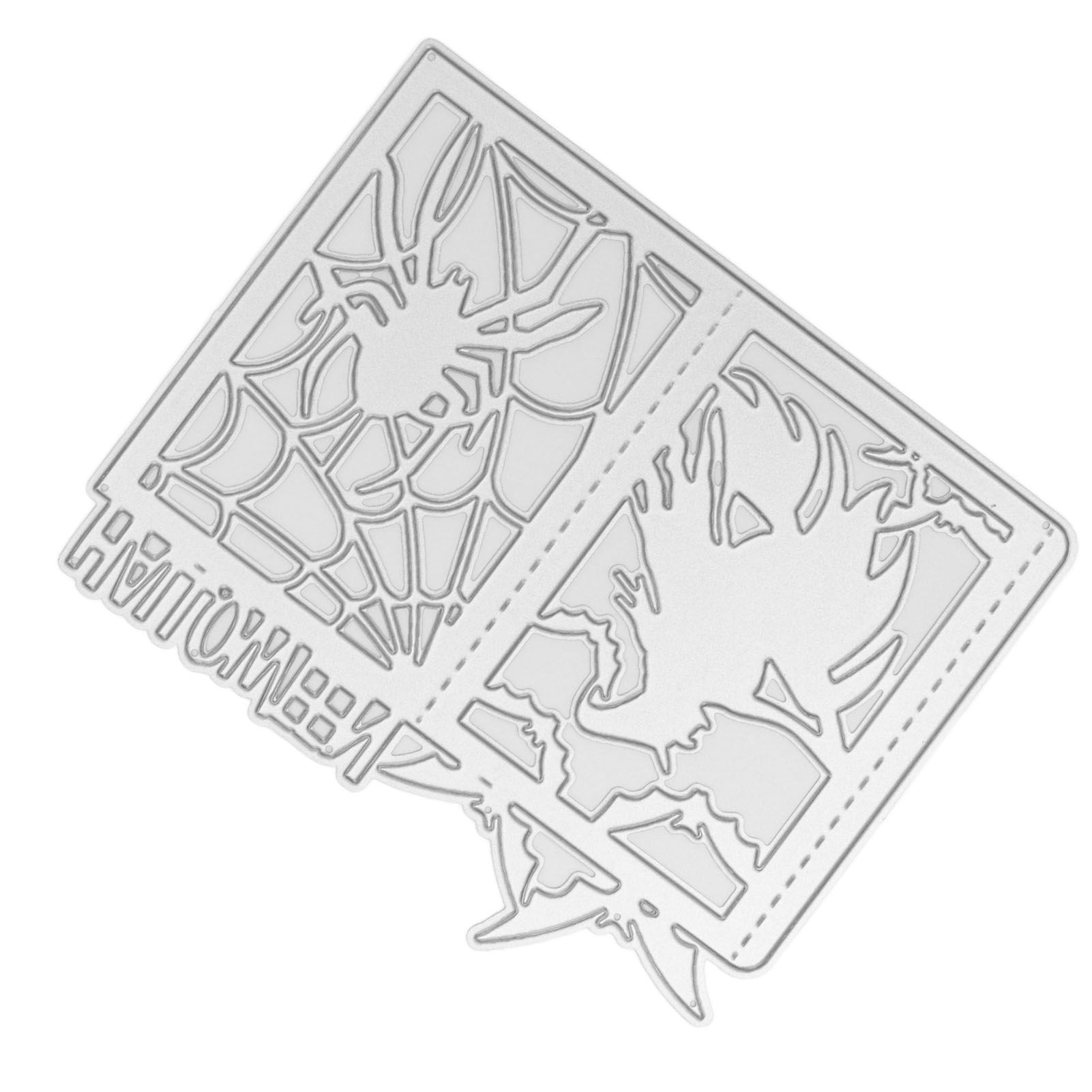 DIY Embossing Cutting Die Halloween Witch Lantern Pattern Cutting Mold for view 6