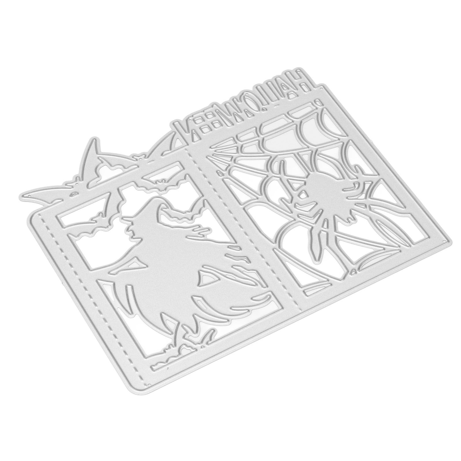 DIY Embossing Cutting Die Halloween Witch Lantern Pattern Cutting Mold for view 13
