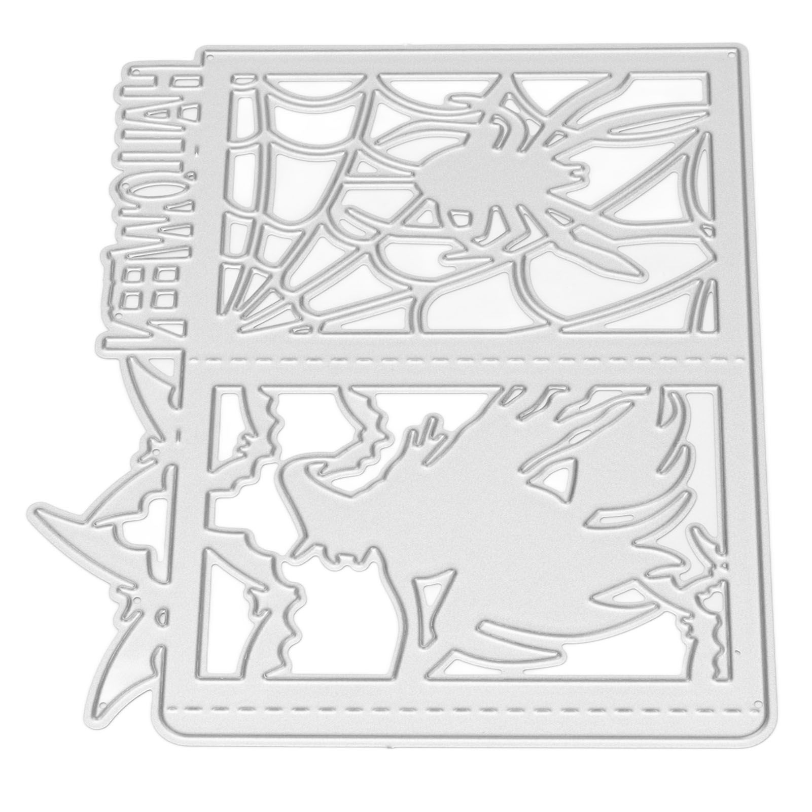 DIY Embossing Cutting Die Halloween Witch Lantern Pattern Cutting Mold for view 14