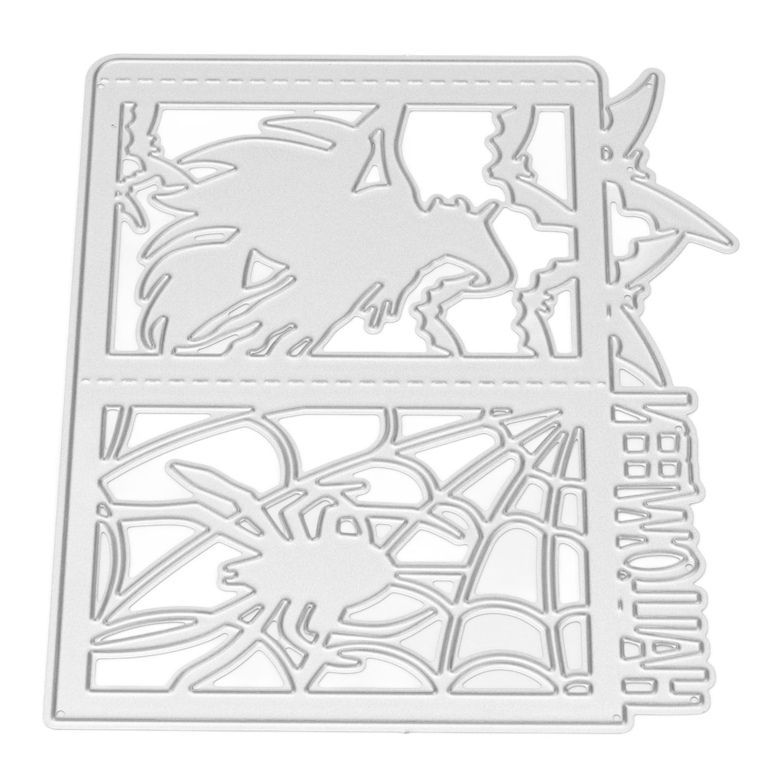 DIY Embossing Cutting Die Halloween Witch Lantern Pattern Cutting Mold for view 15