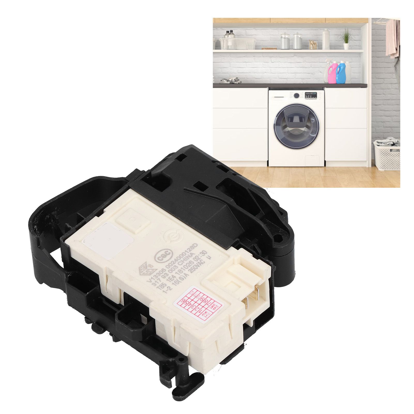 Electric Door Lock Assembly 00128D 250V Fit for Sanyo DGF6031W DGF60311BCG view 11