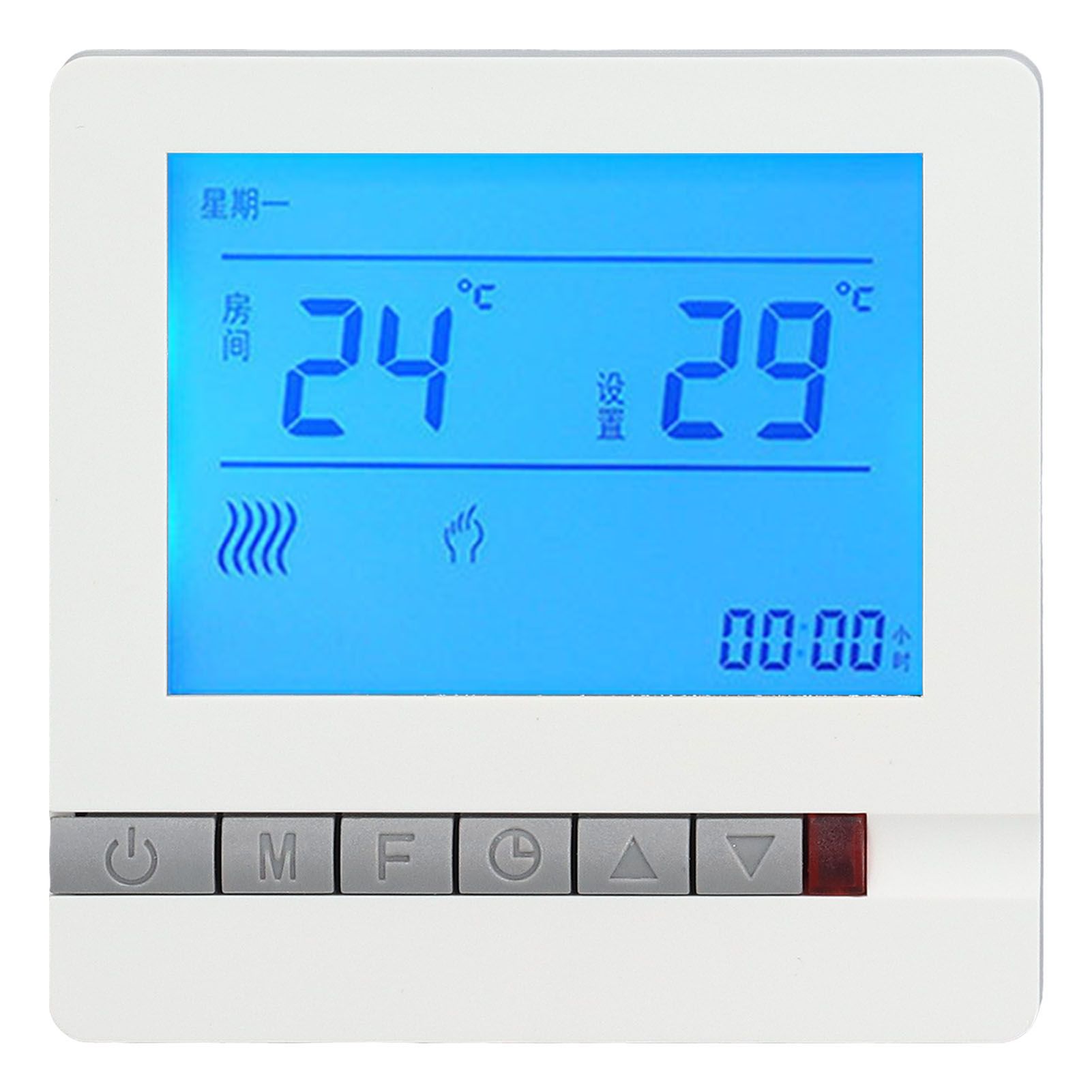 Thermostat LCD Screen High Accurate Temperature Sensor Overheat Protection view 2