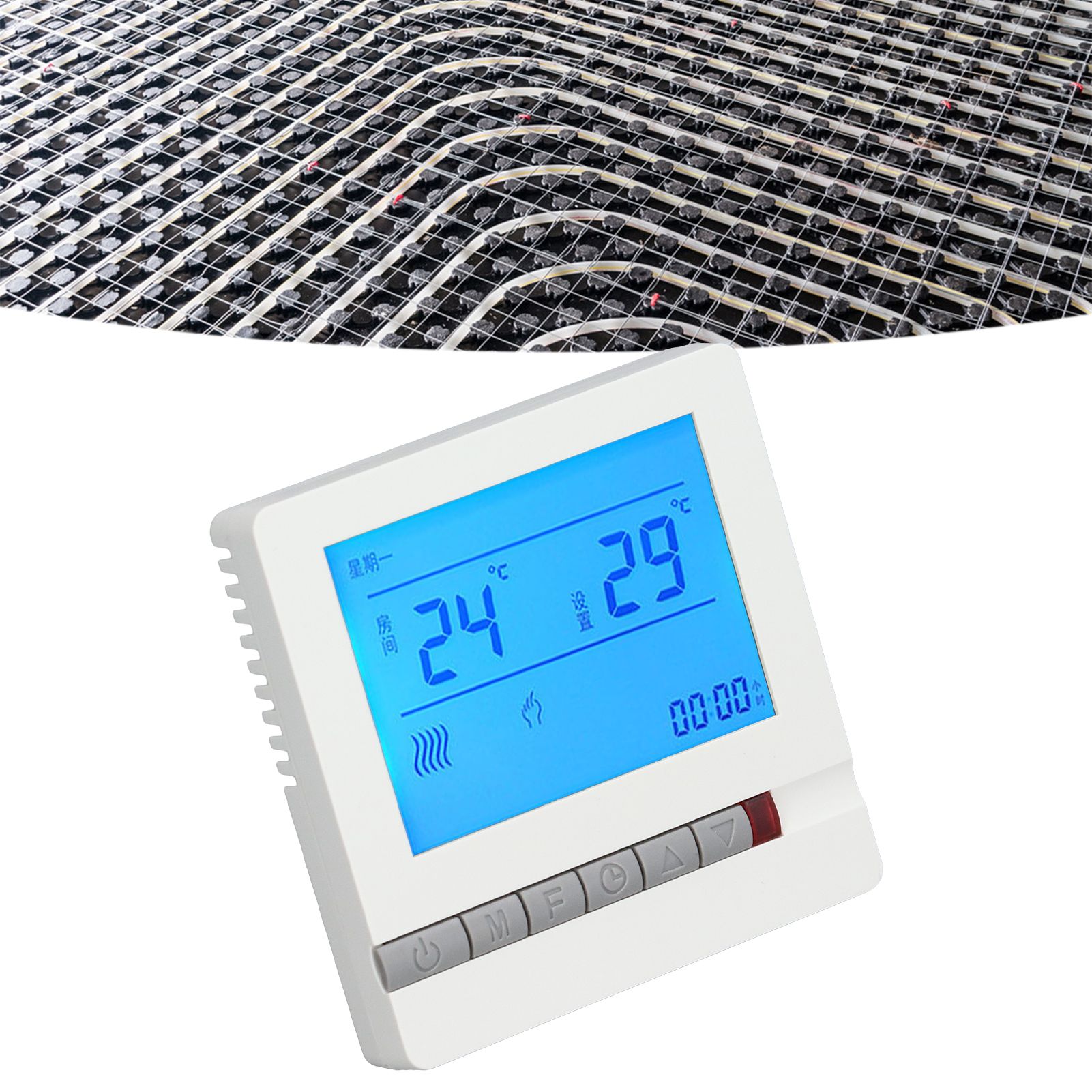 Thermostat LCD Screen High Accurate Temperature Sensor Overheat Protection view 12