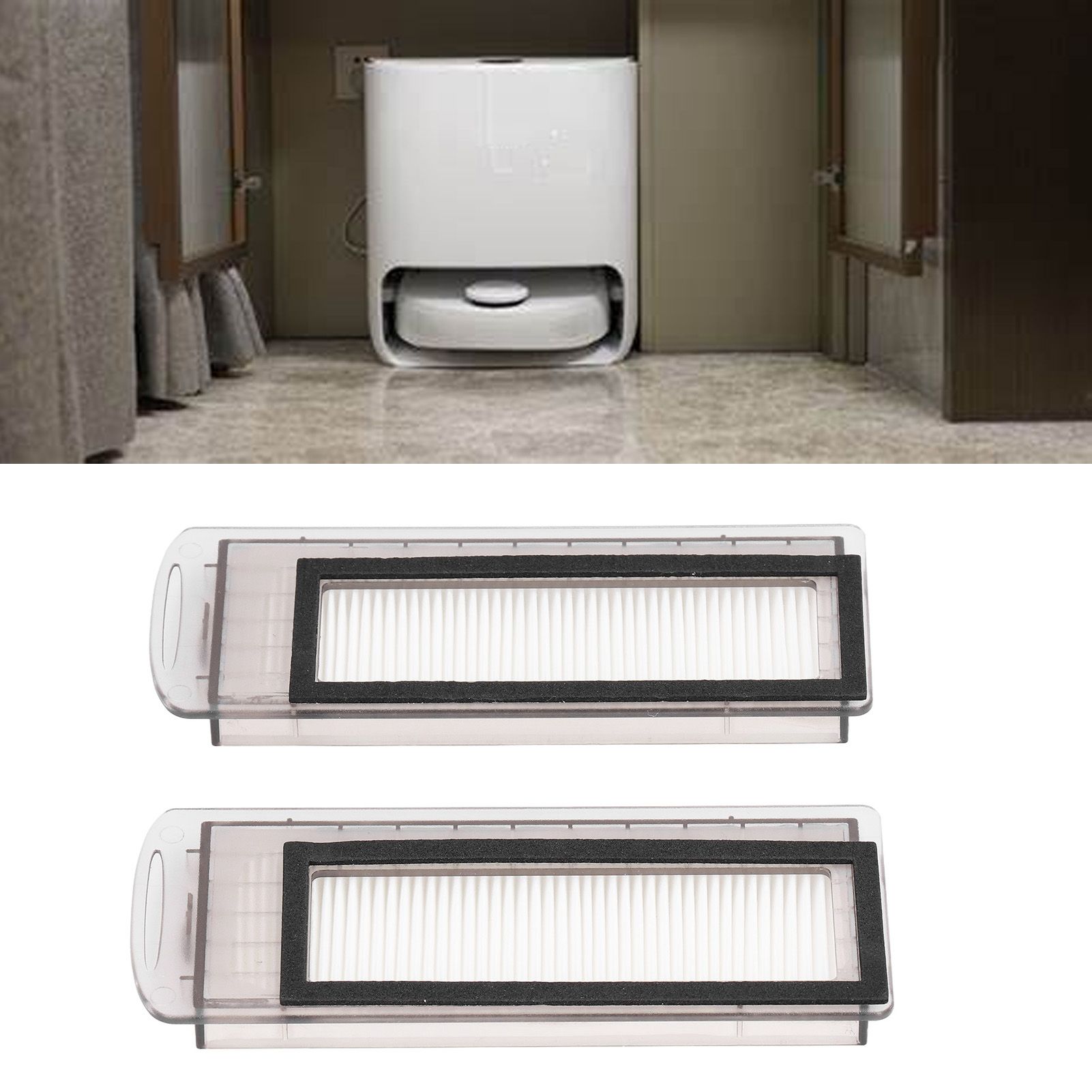 2Pcs Robot Vacuum Cleaner Filter Replacement Sweeper Filters Screen for NARWAL view 11