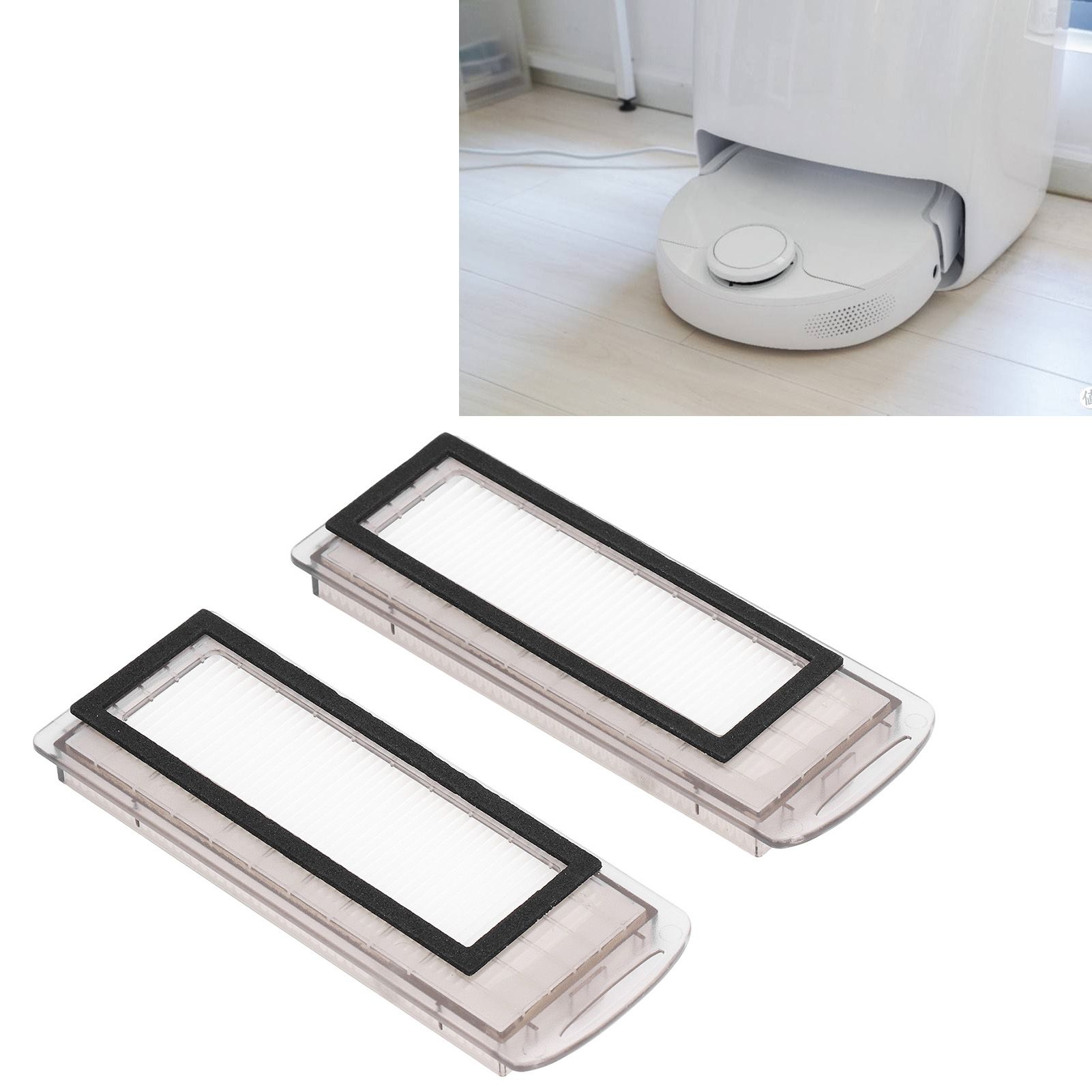 2Pcs Robot Vacuum Cleaner Filter Replacement Sweeper Filters Screen for NARWAL view 12