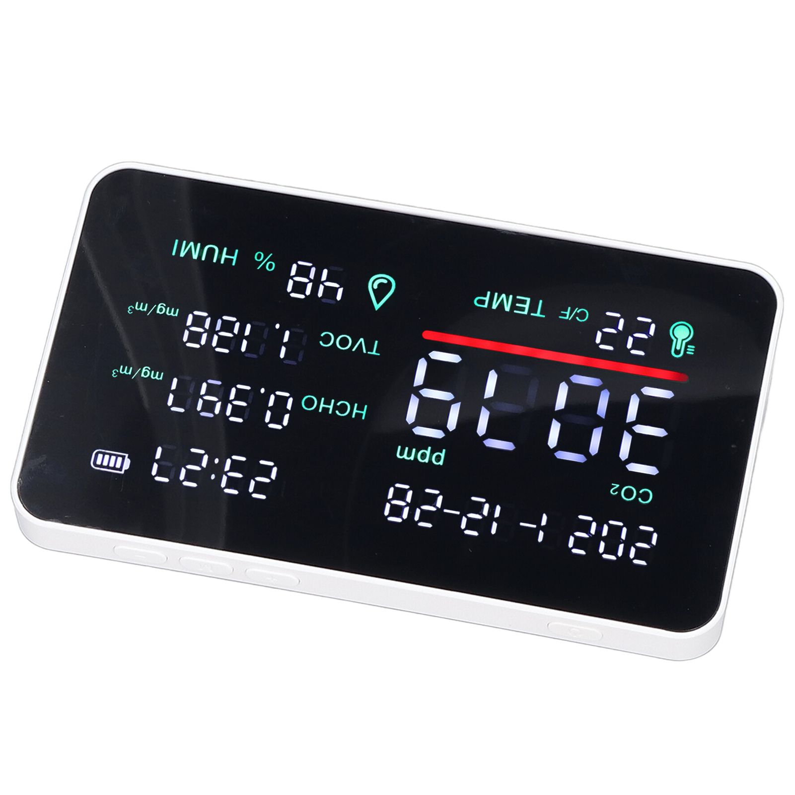 Air Quality Monitor Semiconductor USB Charging Indoor Temperature Humidity view 10