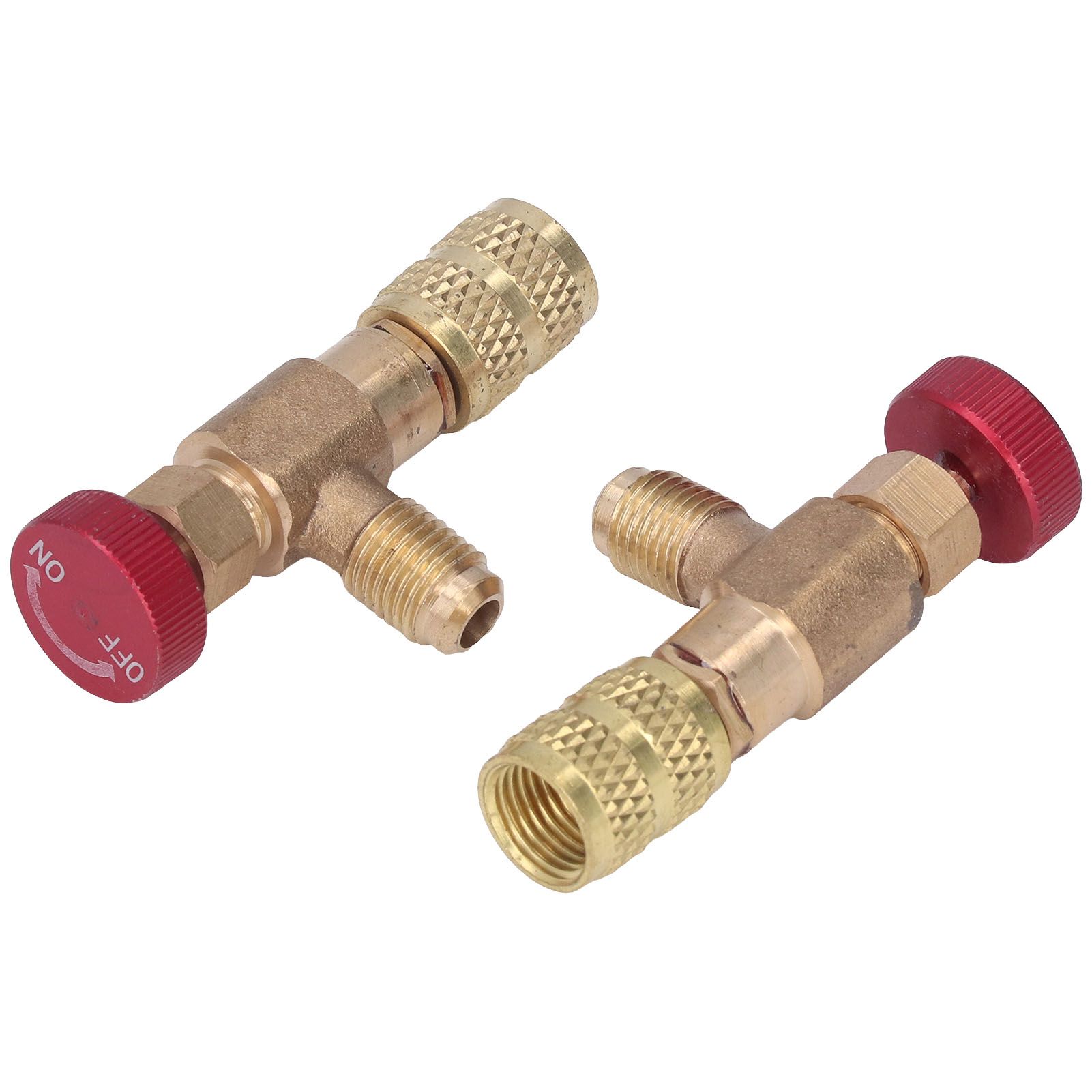 2PCS Refrigeration Control Valve 1/4SAE Male Thread 5/16SAE Female Thread view 4