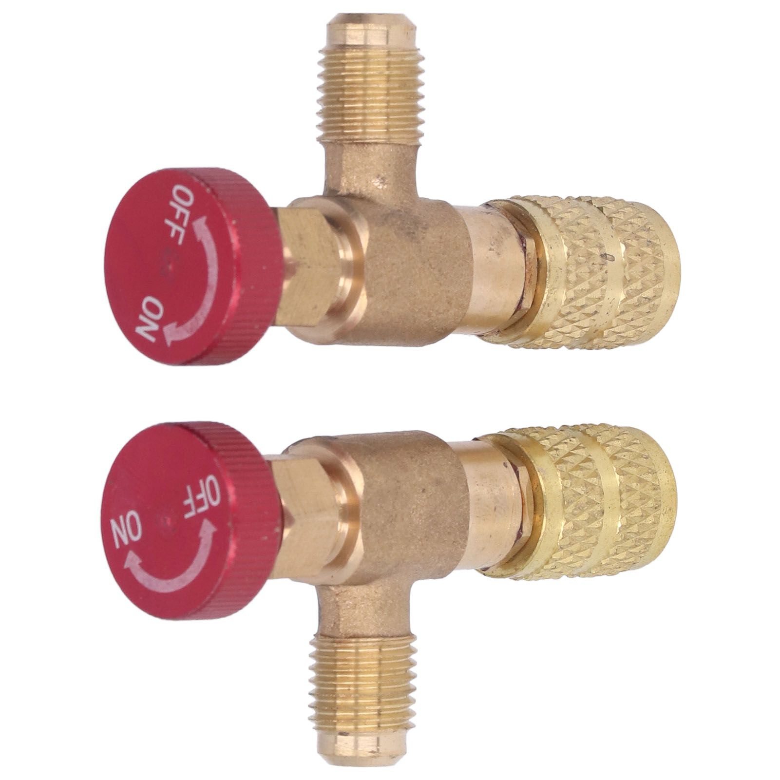 2PCS Refrigeration Control Valve 1/4SAE Male Thread 5/16SAE Female Thread view 7