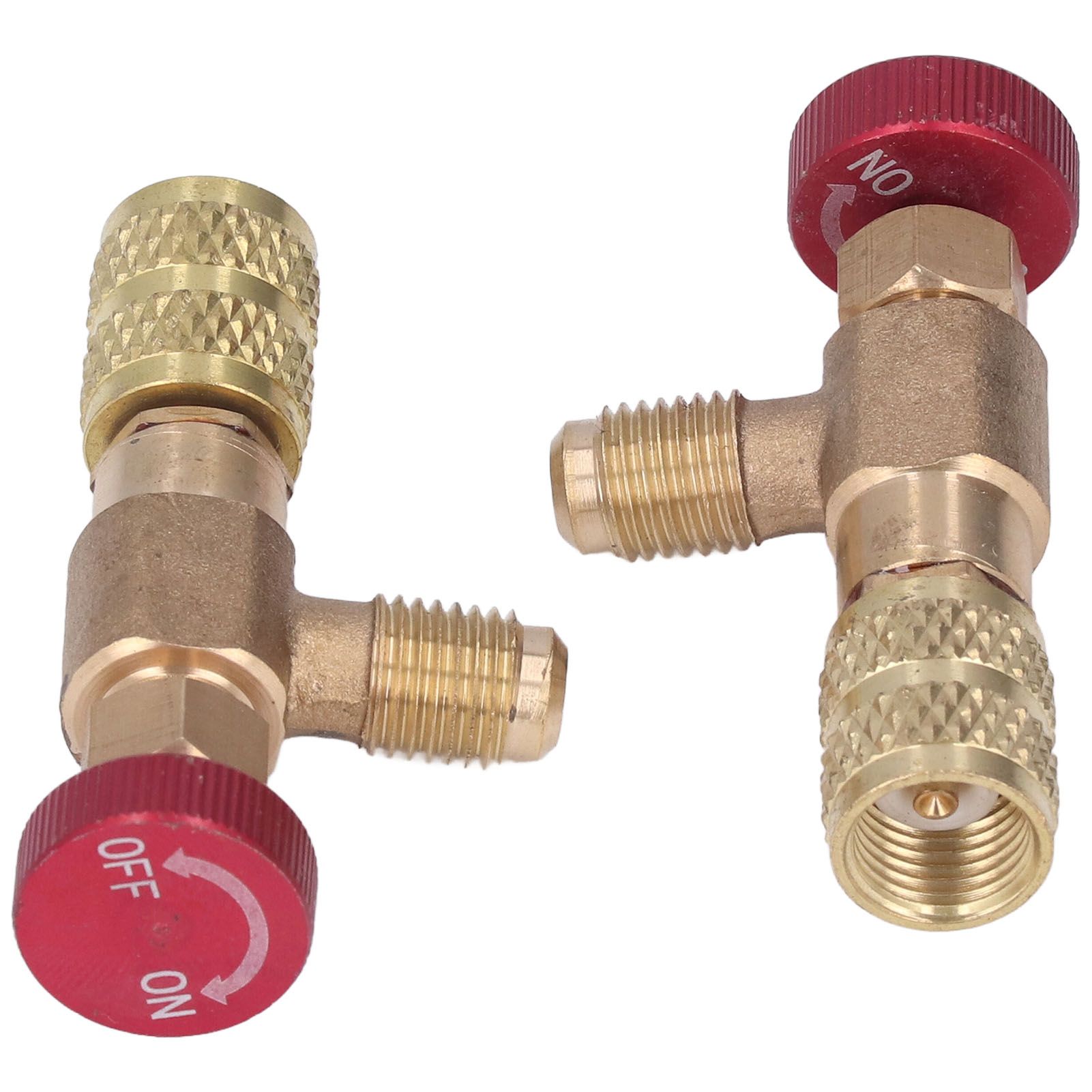 2PCS Refrigeration Control Valve 1/4SAE Male Thread 5/16SAE Female Thread view 10
