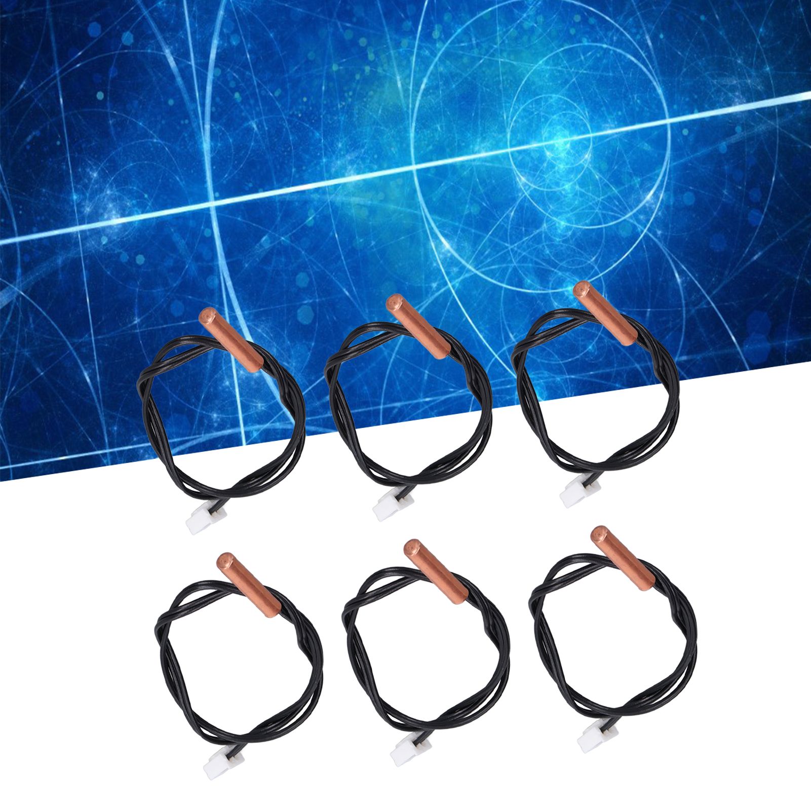 10Pcs 10K Temp Sensor Probe PVC Copper Waterproof NTC Thermistor Probes for view 11