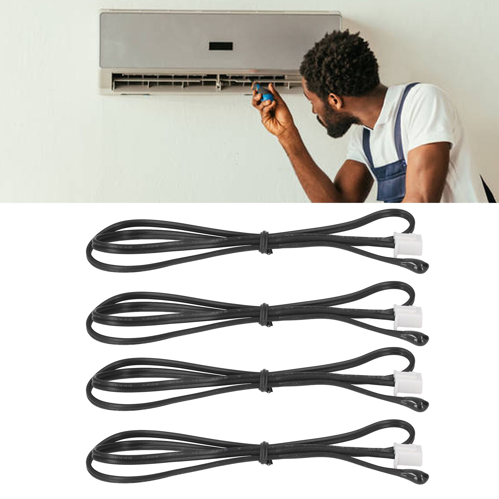 10K Temperature Sensor Probe for Air Conditioner NTC Thermistor Waterproof view 11