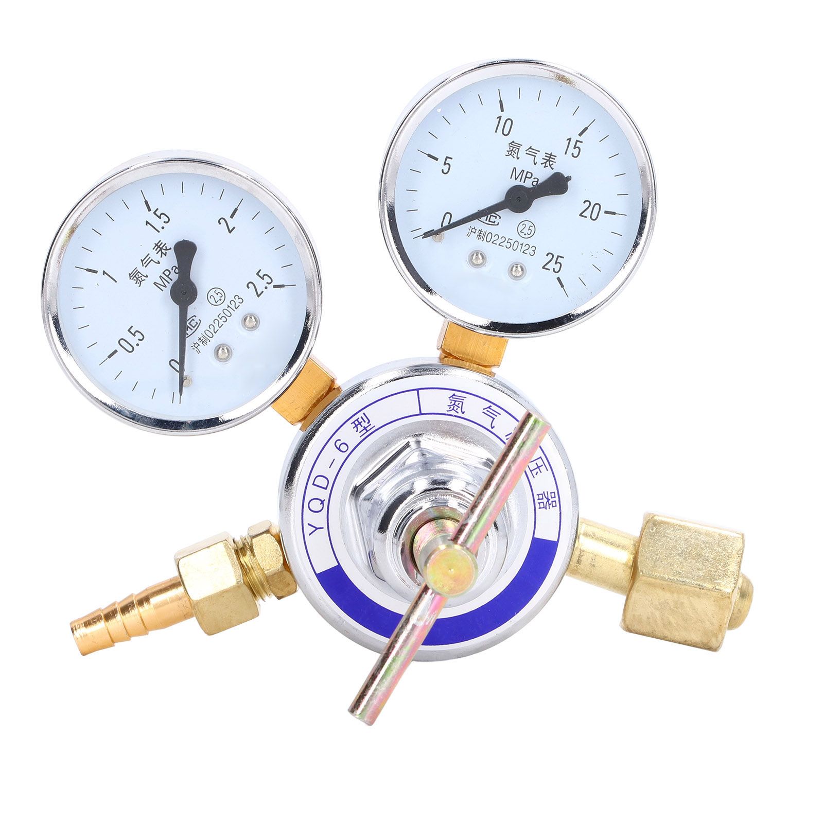 Nitrogen Regulator Gauge Kit Pressure Reducing Valve Brass Inlet Outlet Meter view 5