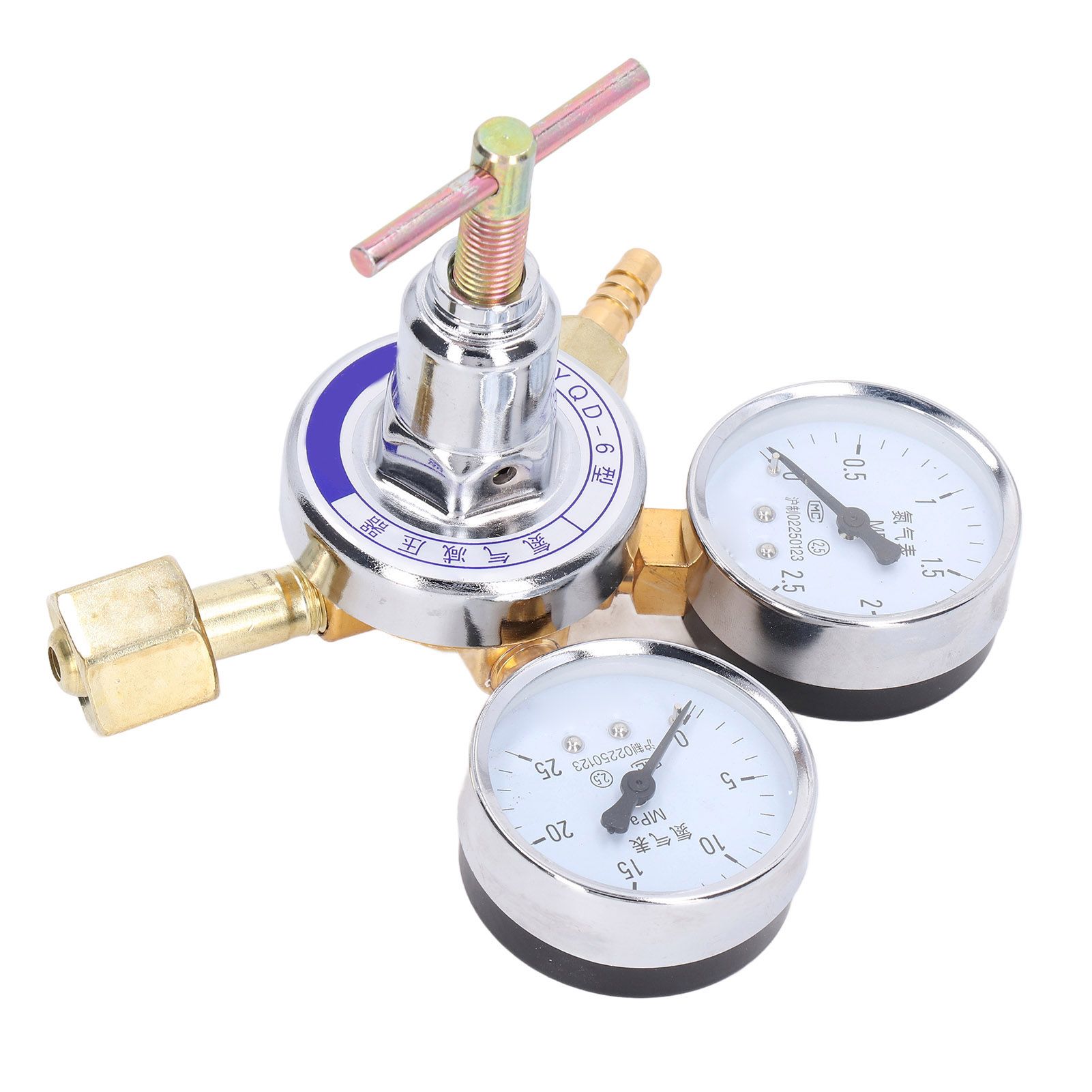 Nitrogen Regulator Gauge Kit Pressure Reducing Valve Brass Inlet Outlet Meter view 8