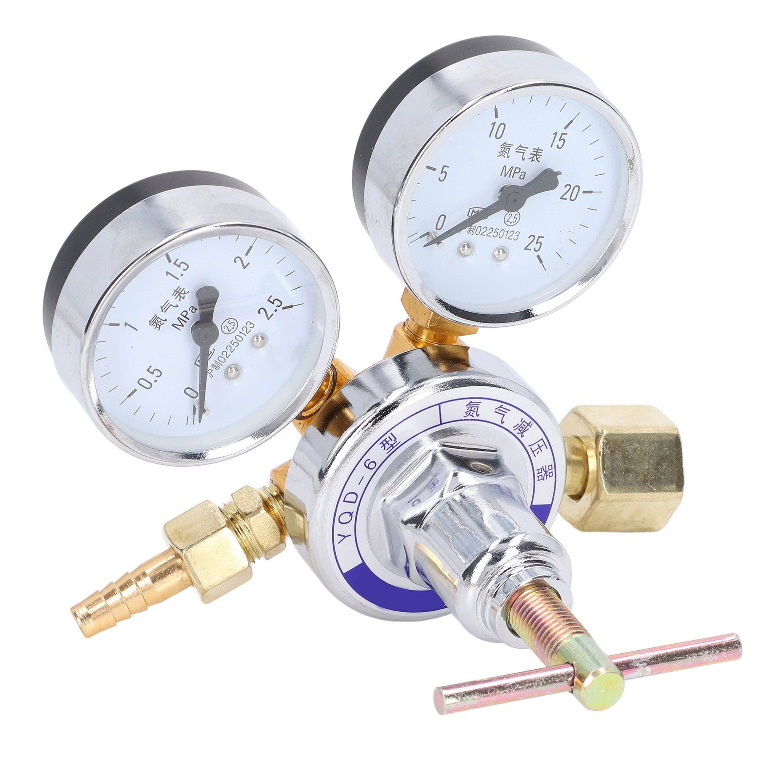 Nitrogen Regulator Gauge Kit Pressure Reducing Valve Brass Inlet Outlet Meter view 9
