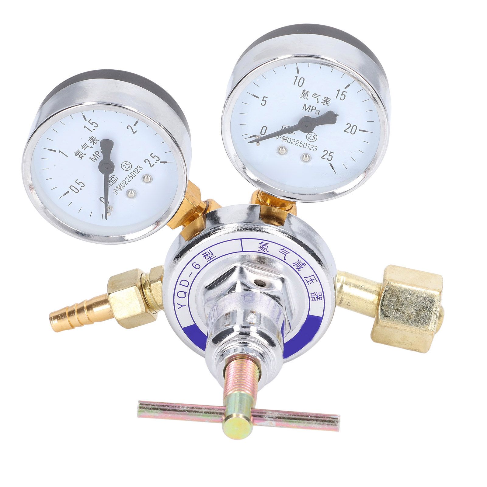 Nitrogen Regulator Gauge Kit Pressure Reducing Valve Brass Inlet Outlet Meter view 10
