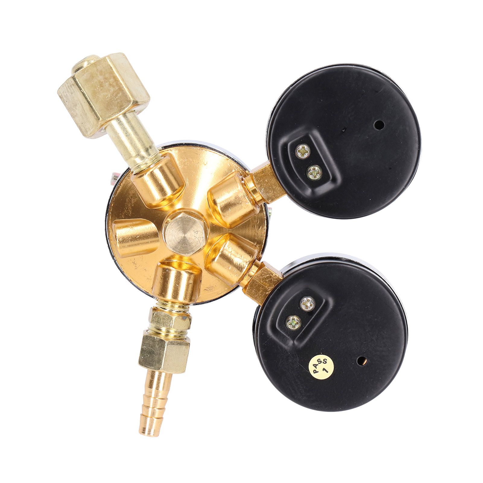Nitrogen Regulator Gauge Kit Pressure Reducing Valve Brass Inlet Outlet Meter view 13