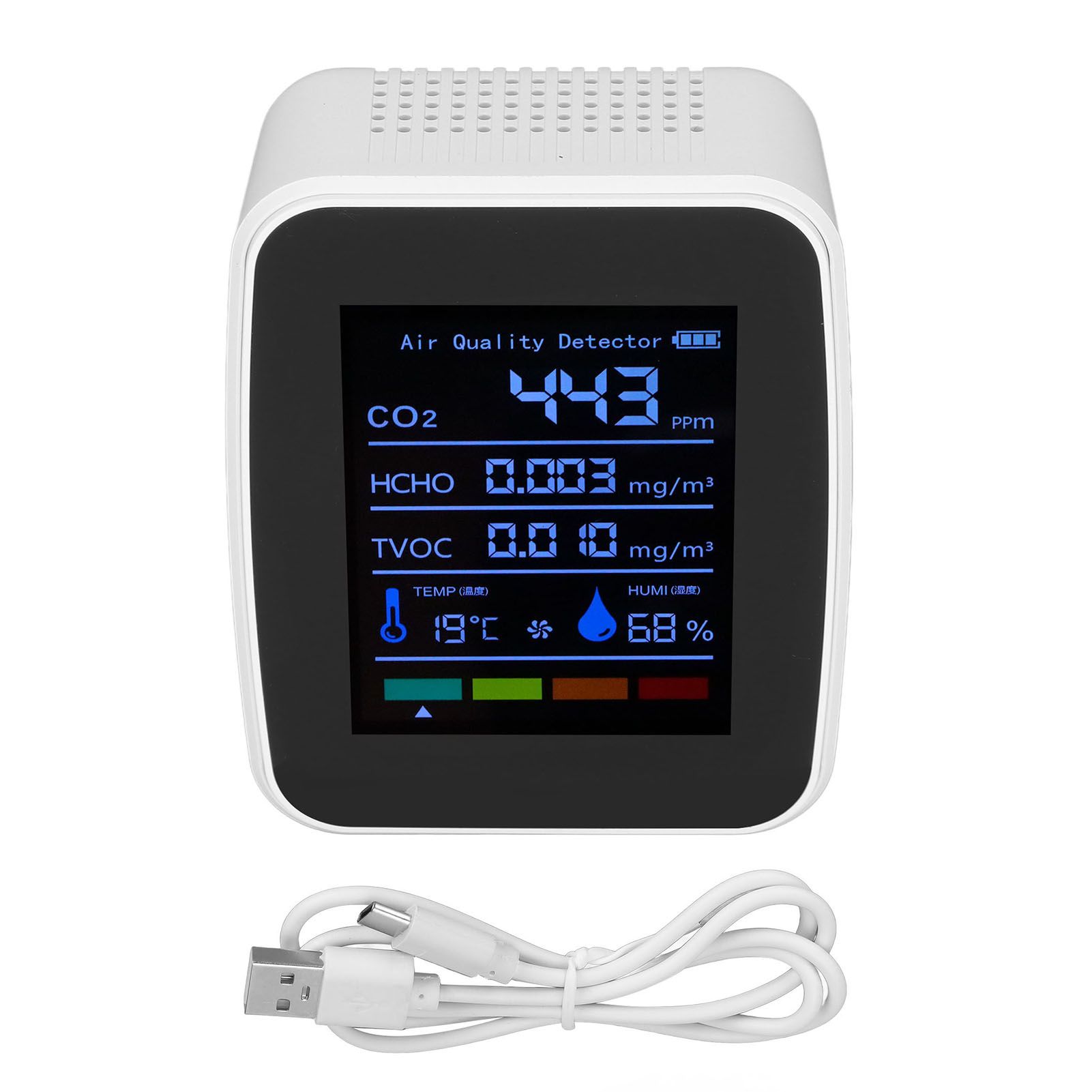 Air Quality Detector 5in1 Intelligent Anti Interference Ability Indoor view 2