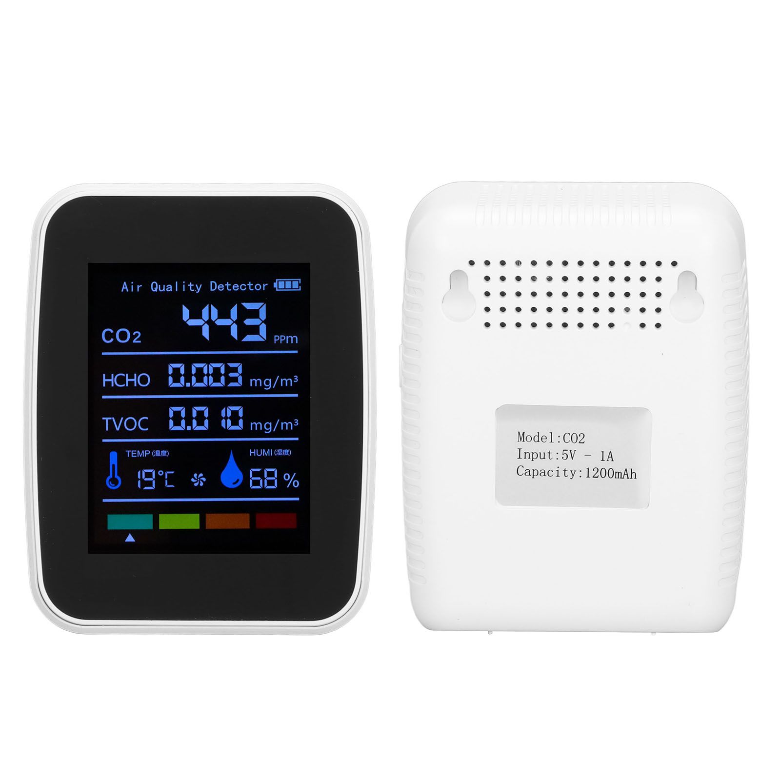 Air Quality Detector 5in1 Intelligent Anti Interference Ability Indoor view 10