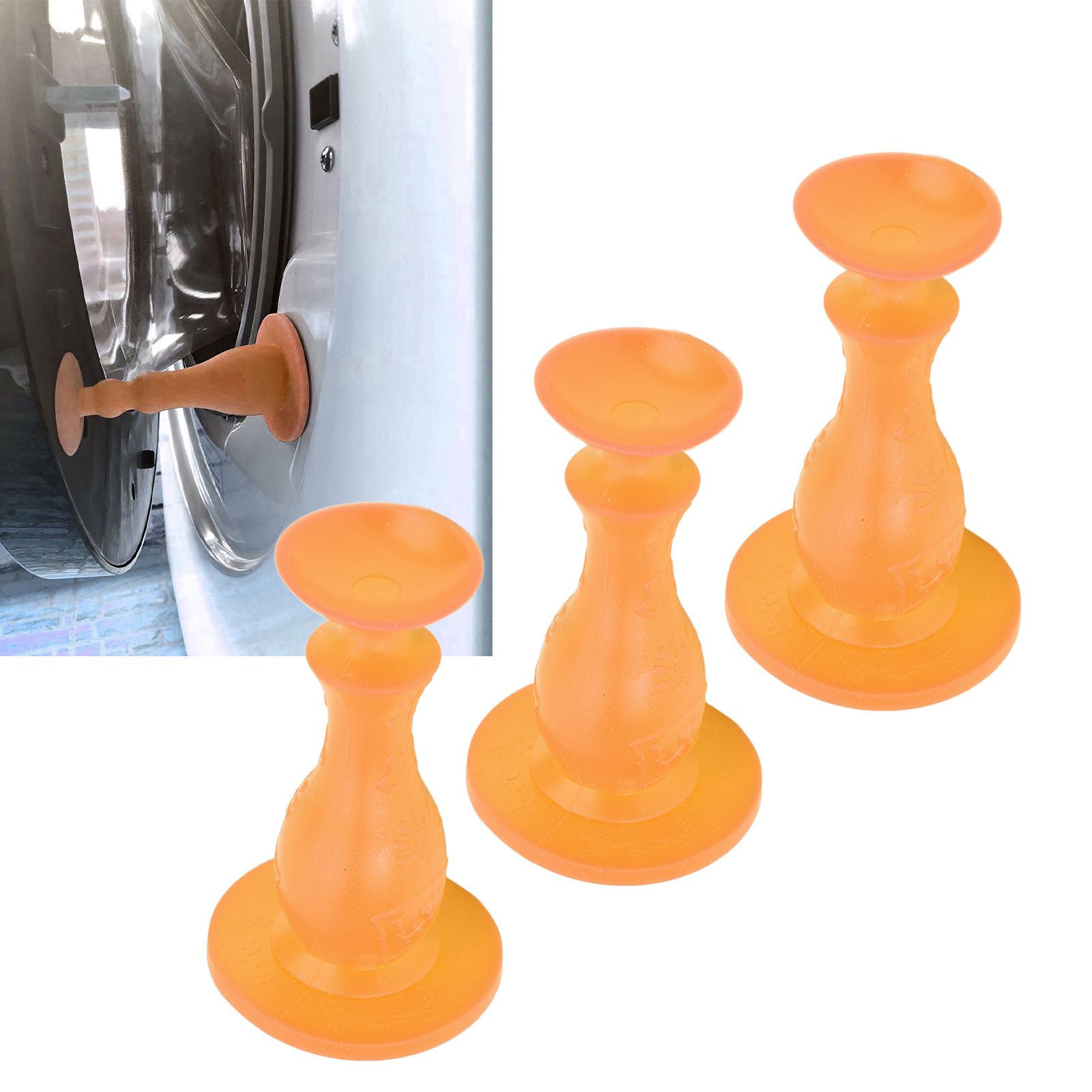 3Pcs Washer Door Stopper Front Load Washing Machine Door Holder Prop Rubber view 12