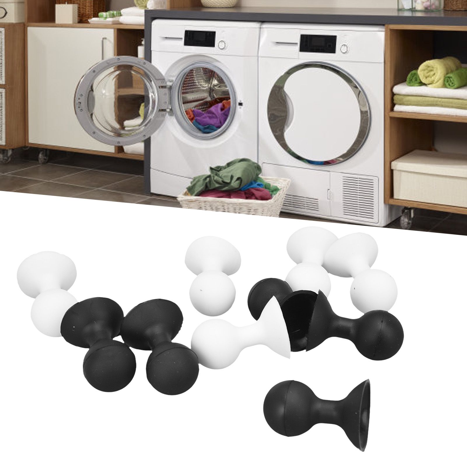 10PCS Washer Door Prop Stopper Rubber Washing Machine Door Holder Universal view 11