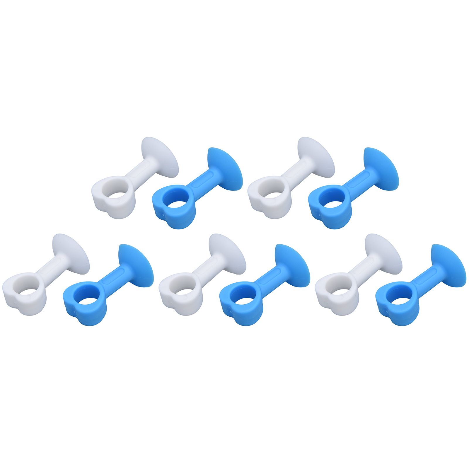 10Pcs Washer Door Prop Soft Durable Rubber Suction Cup Design Keey Dryness Air view 2