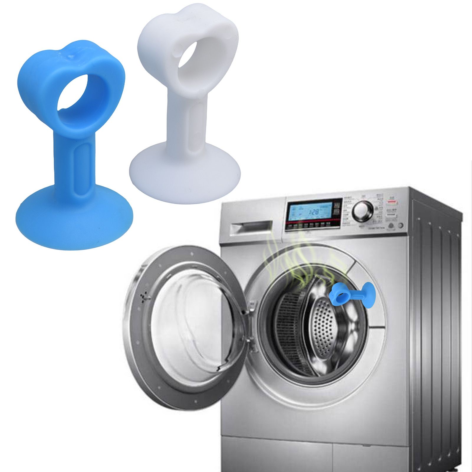 10Pcs Washer Door Prop Soft Durable Rubber Suction Cup Design Keey Dryness Air view 11