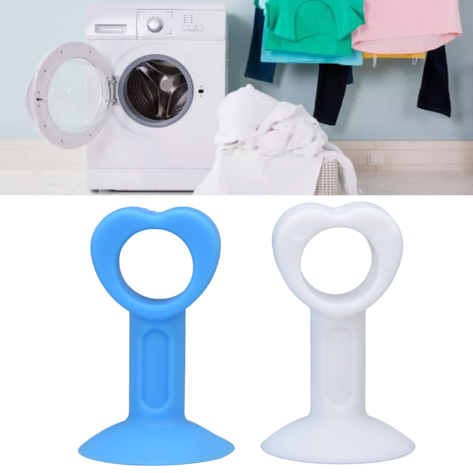 10Pcs Washer Door Prop Soft Durable Rubber Suction Cup Design Keey Dryness Air view 12