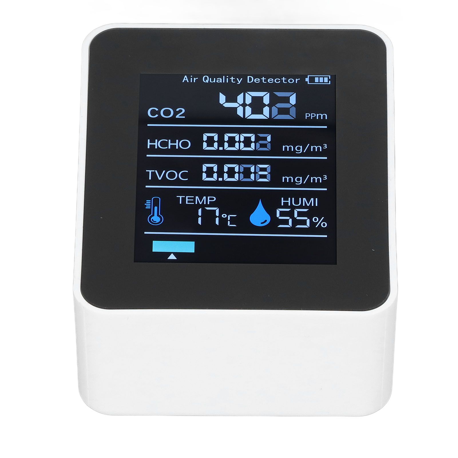 5 in 1 Air Quality Monitor Bluetooth APP Carbon Dioxide Detector USB Charging view 6
