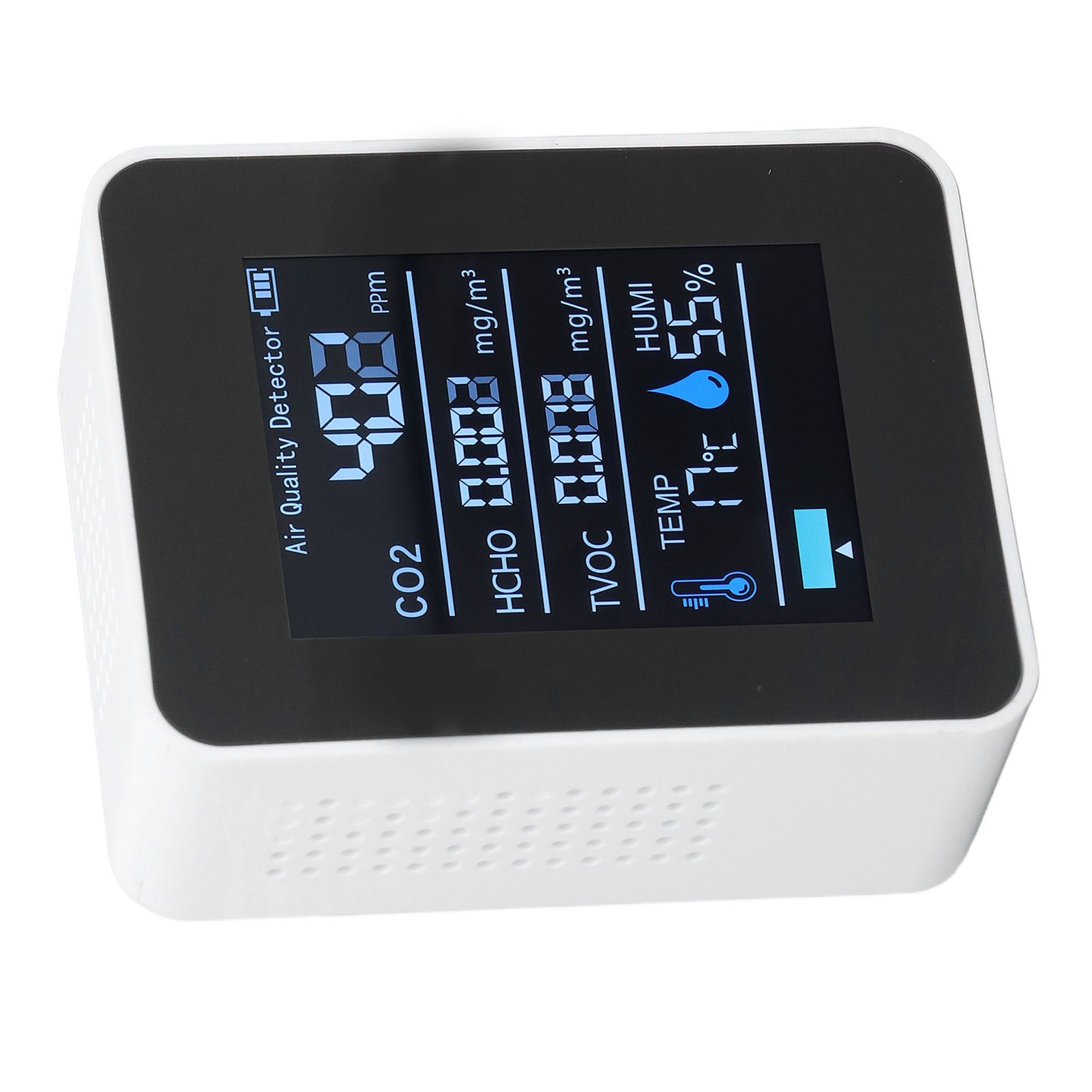 5 in 1 Air Quality Monitor Bluetooth APP Carbon Dioxide Detector USB Charging view 7