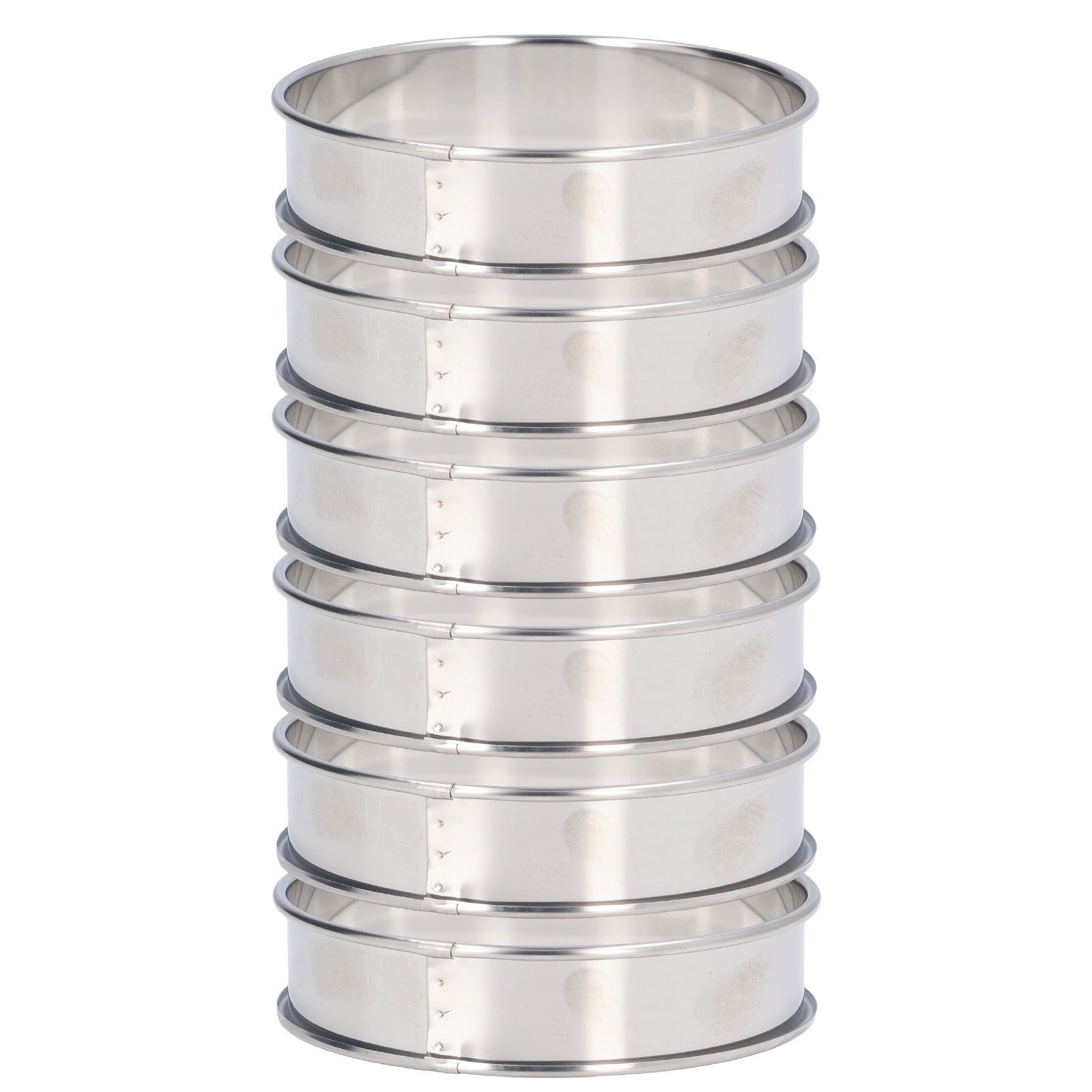 6 PCS Crumpet Rings Double Volume Easy Demoulding DIY Stainless Steel English view 7