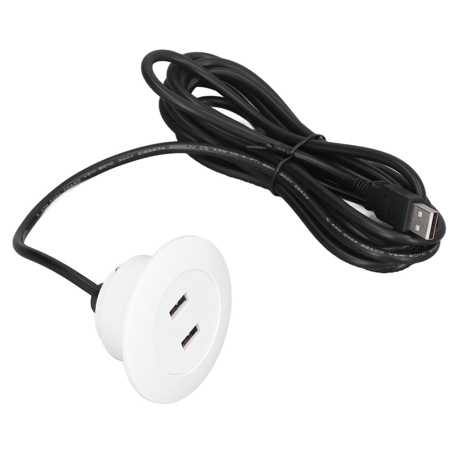 Sofa USB Charging Socket Flush Mount Installation Dual USB Charging Ports — image 1
