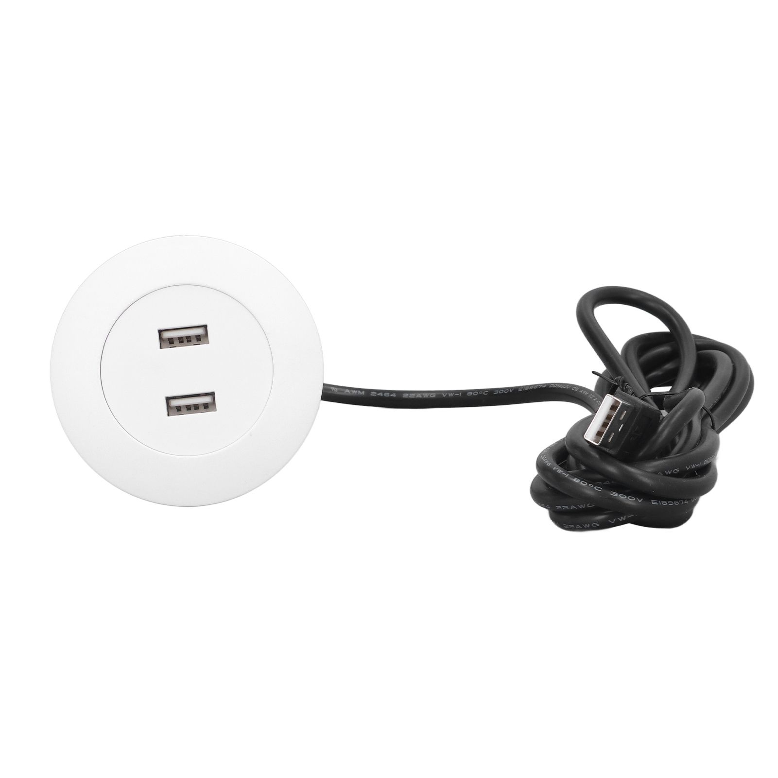 Sofa USB Charging Socket Flush Mount Installation Dual USB Charging Ports view 3