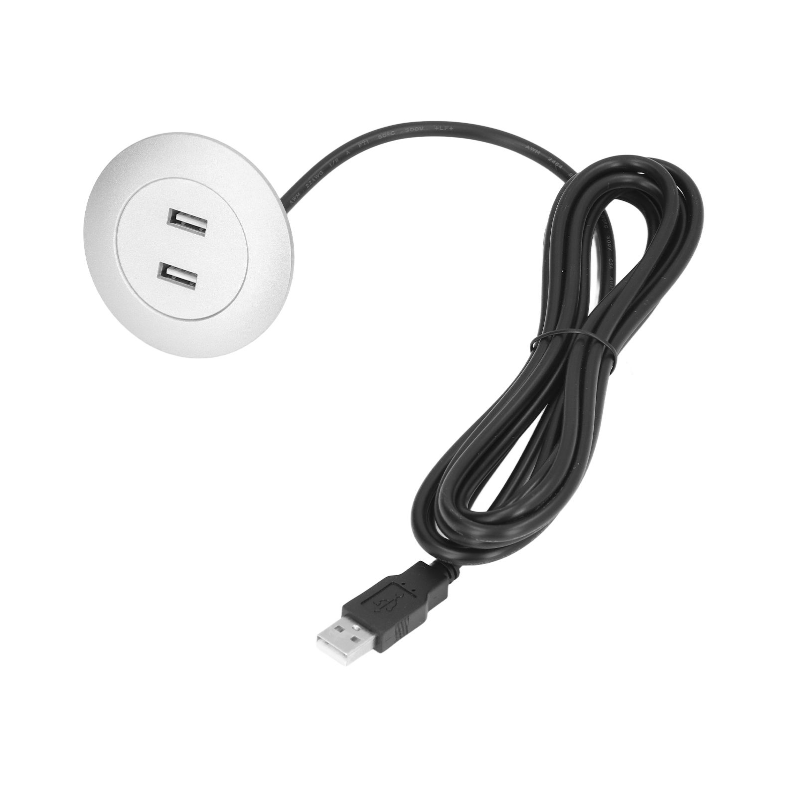 Sofa USB Charging Socket Flush Mount Installation Dual USB Charging Ports view 4