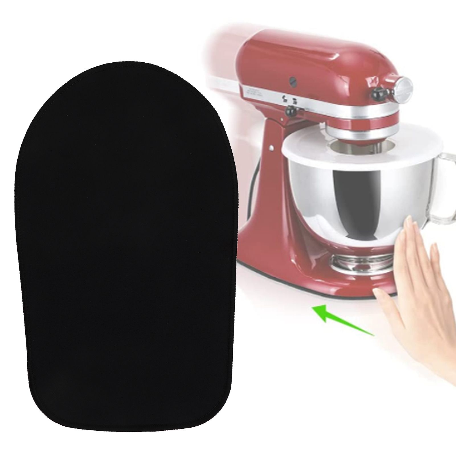Mixer Slider Mat Easy to Move Flexible Exquisite Black Edges Kitchen Appliance view 11